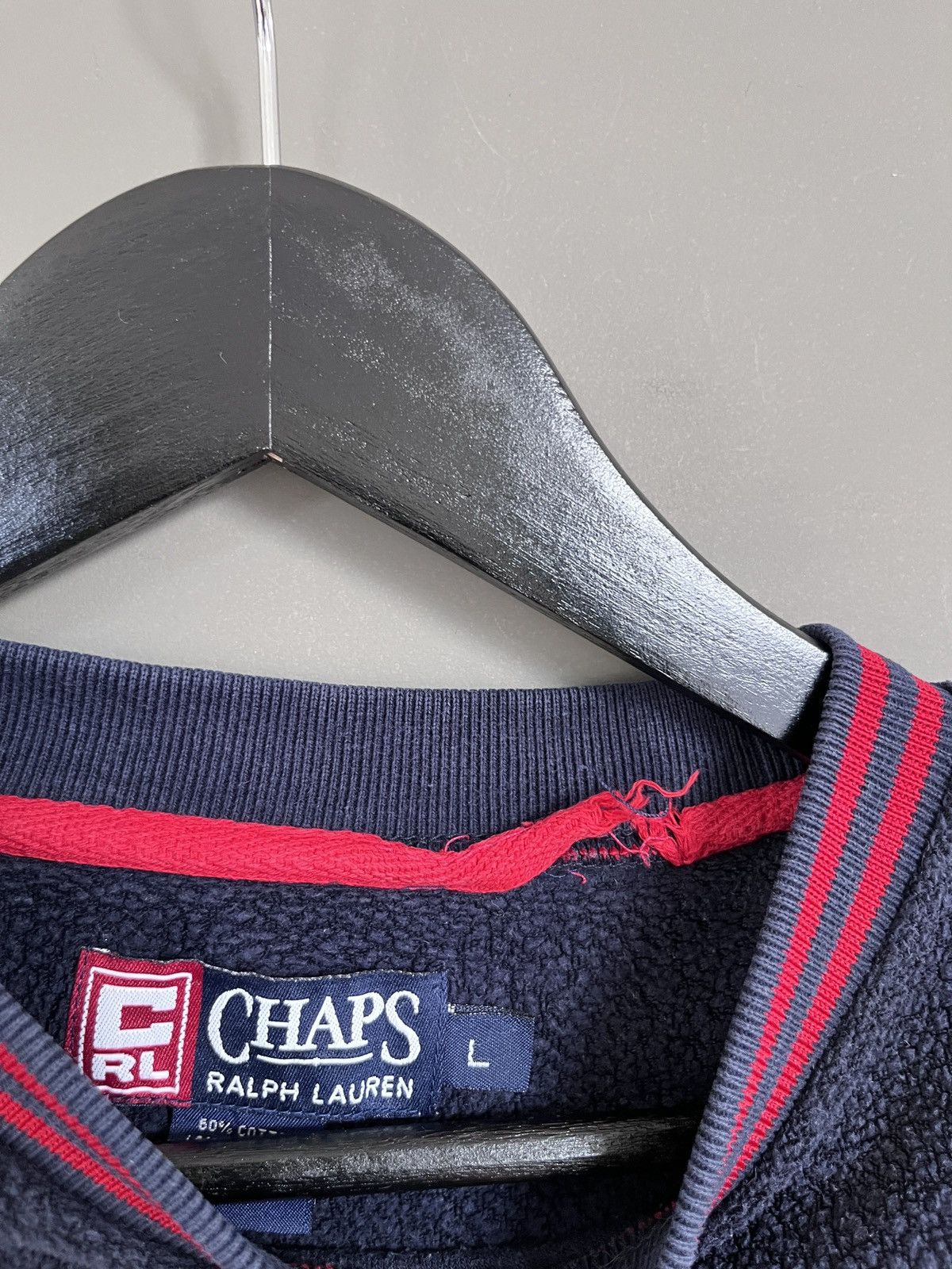 Chaps 90’s Chaps Ralph Lauren Fleece Fluffy Sweatshirt Size US L / EU 52-54 / 3 - 5 Thumbnail