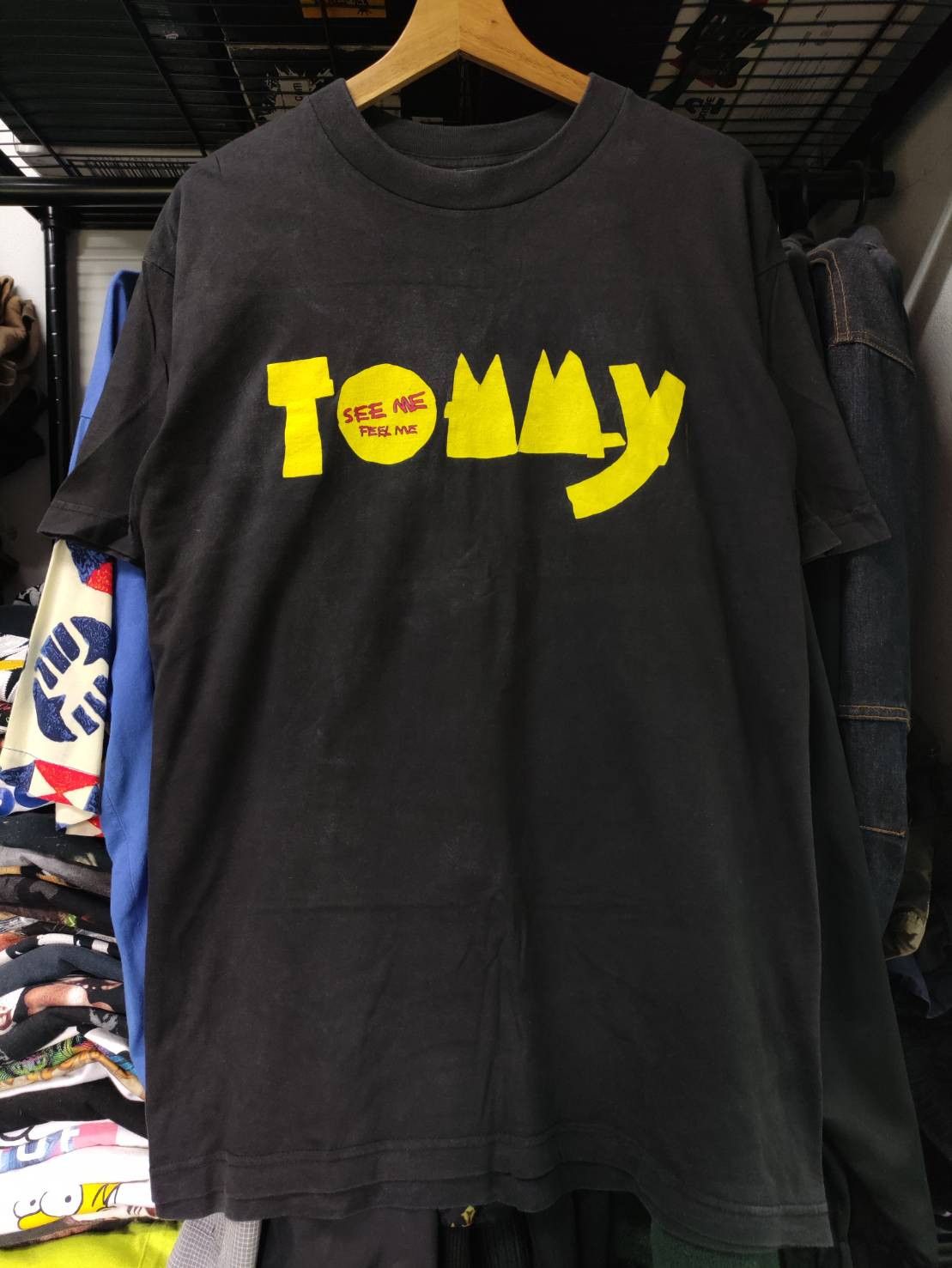 Band Tees Vtg 90's The Who " Tommy " Album Promo T-Shirt Size US L / EU 52-54 / 3 - 3 Thumbnail