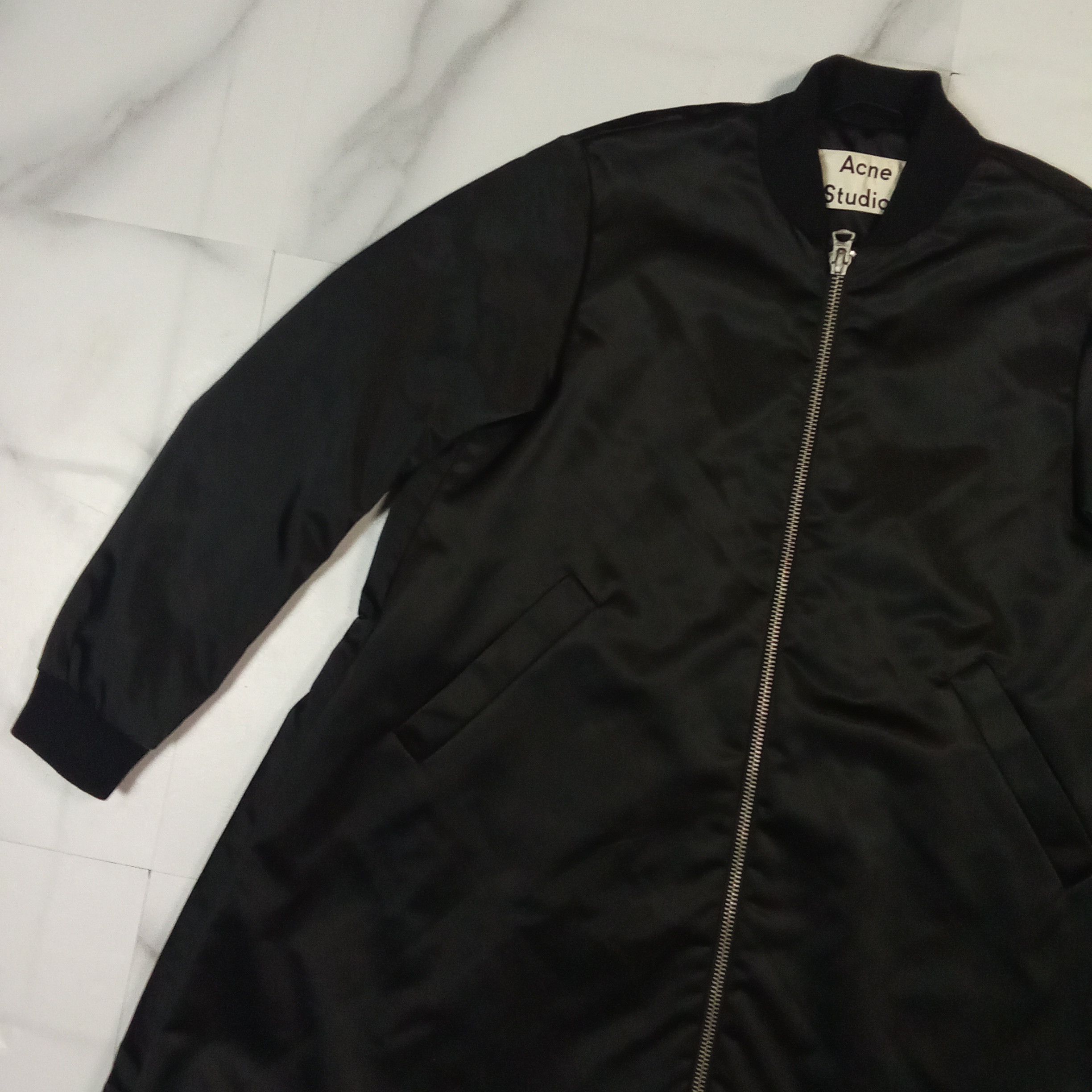 Acne Studios Acne Studios - Folie Shine Tech - Zip Up Bomber Parka Size L / US 10 / IT 46 - 6 Thumbnail