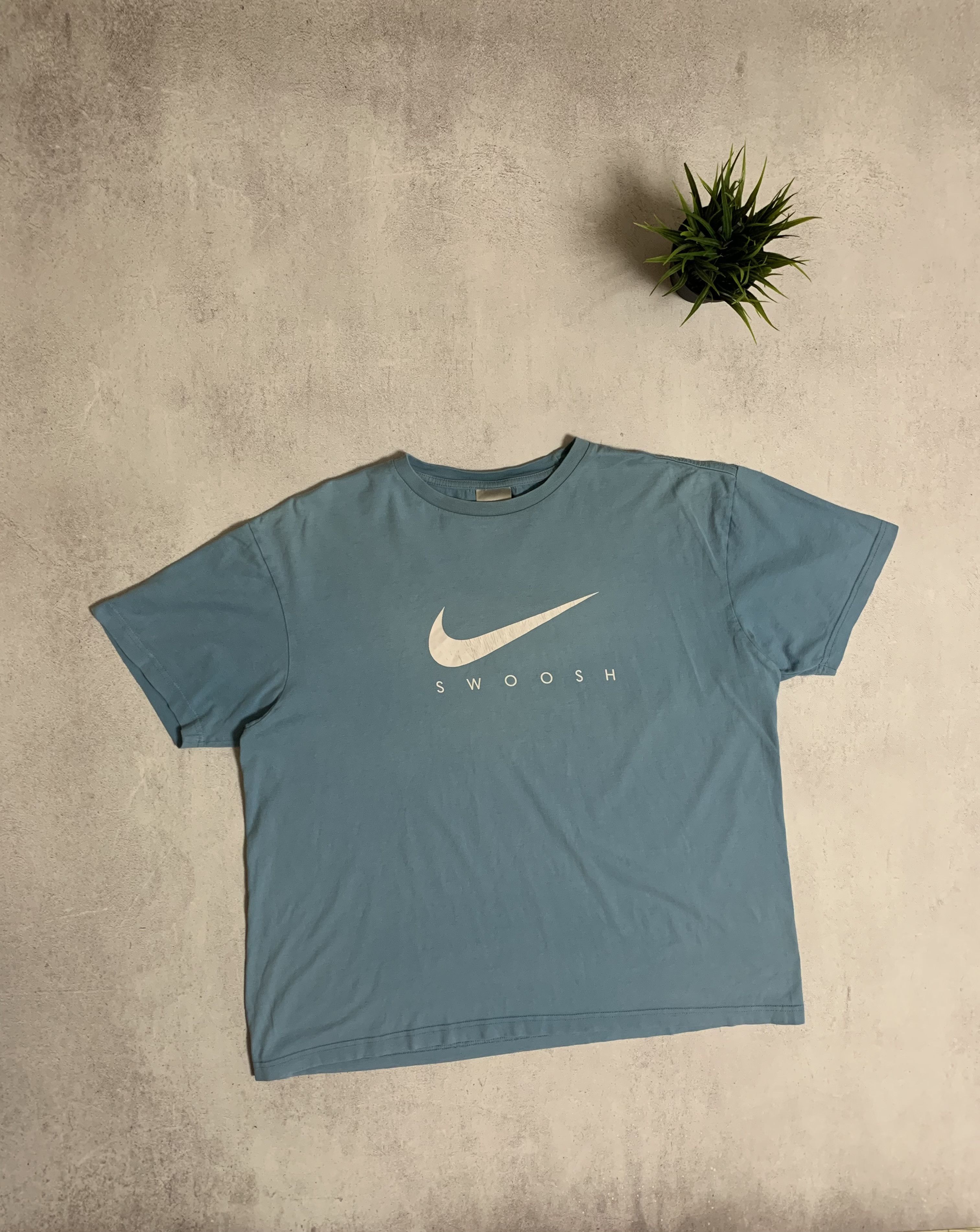 Nike × Vintage Vintage Nike T Shirt Tee Swoosh Baggy 90s Y2K Crazy Size US XXL / EU 58 / 5 - 11 Thumbnail