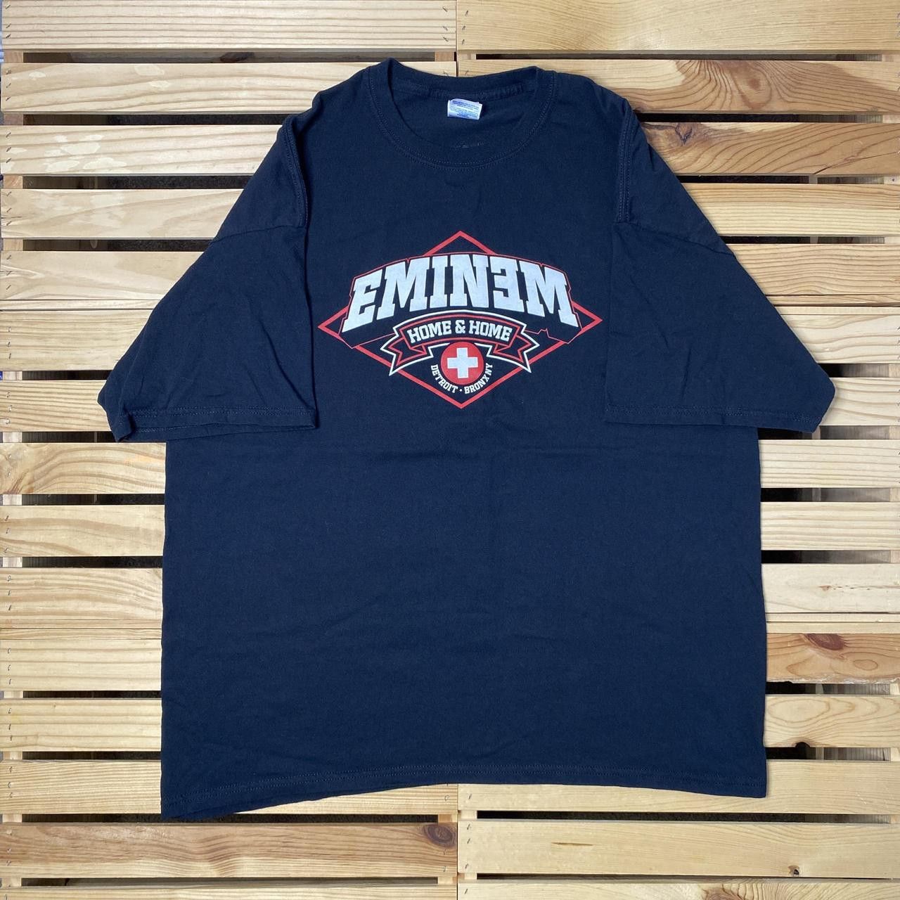 Gildan Eminem Home & Home Tour 2010 Black Rap Tee Size XL Size US XL / EU 56 / 4 - 1 Thumbnail