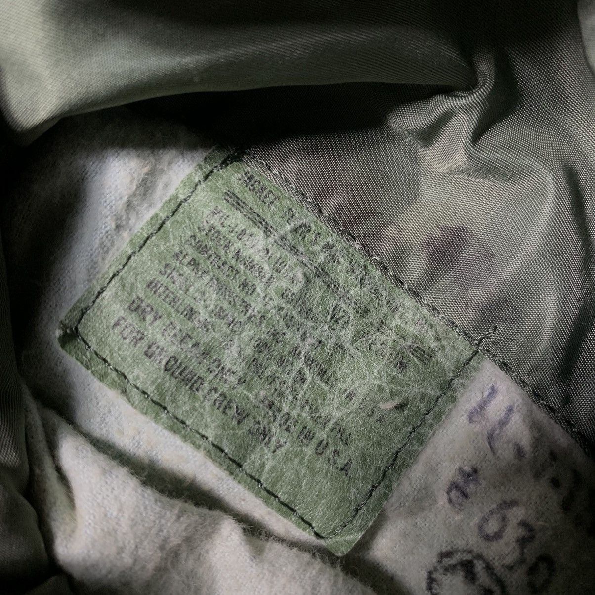 20471120 Vintage 90s Bomber Flying Jacket Ma-1 Usa Lgb Goa Style Size US M / EU 48-50 / 2 - 7 Thumbnail