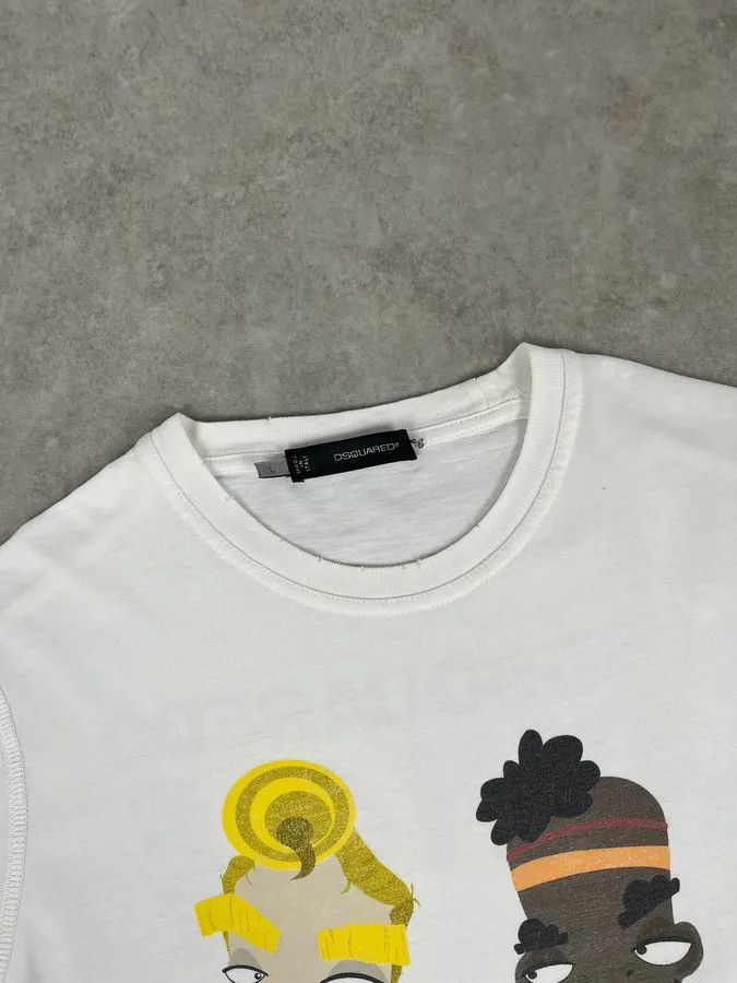 Dsquared2 SS2014 Dsquared2 White Graphic Print Jungle T-Shirt Size US M / EU 48-50 / 2 - 5 Thumbnail