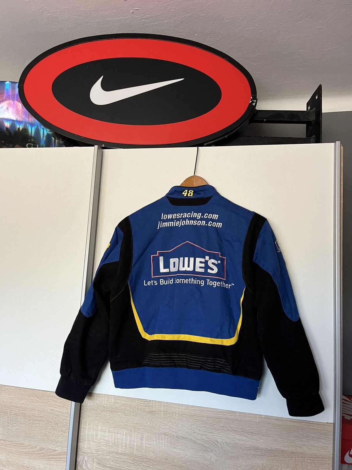 NASCAR Vintage 00’s JH Design Jimmie Johnson Nascar Jacket Racing Size XS / US 0-2 / IT 36-38 - 10 Thumbnail