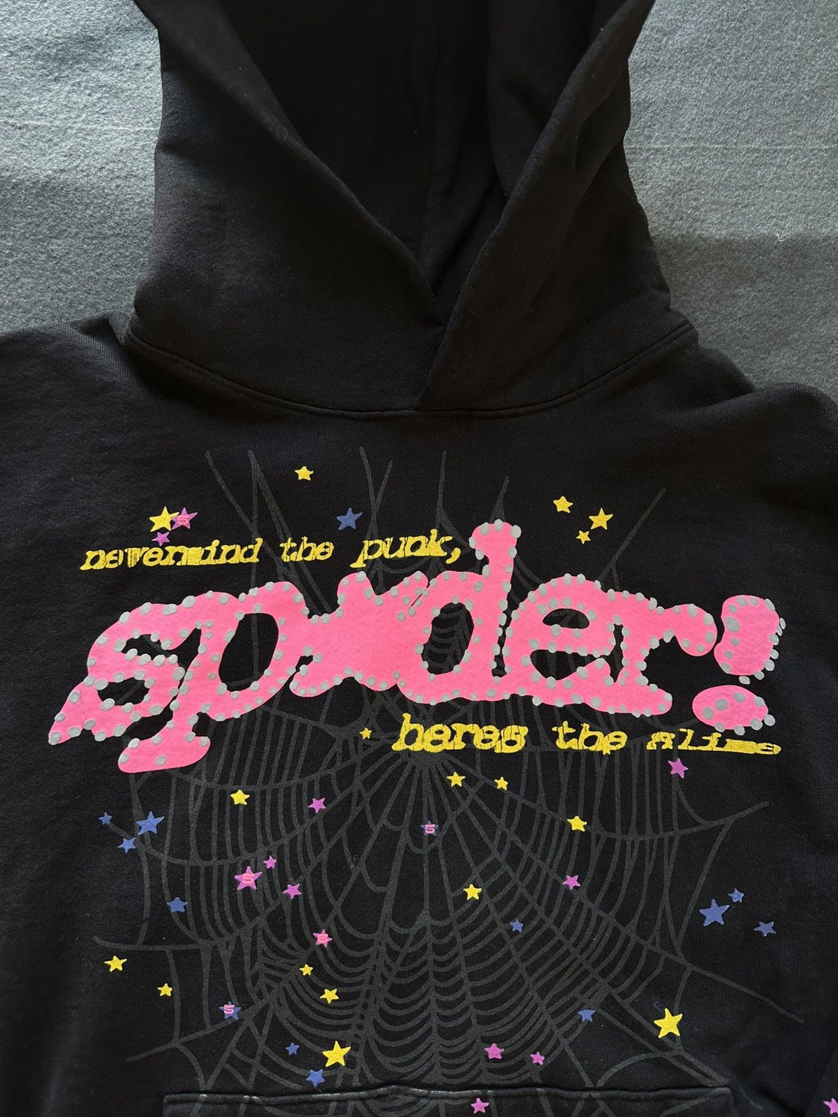 Sp5der Sp5der pink v2 hoodie Black Size US L / EU 52-54 / 3 - 3 Thumbnail