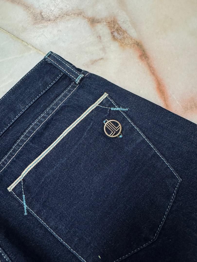 Lanvin 💥SELVEDGE💥LANVIN EN BLEU SELVEDGE DENIM BLUE JEANS INDIGO Size US 29 - 12 Thumbnail