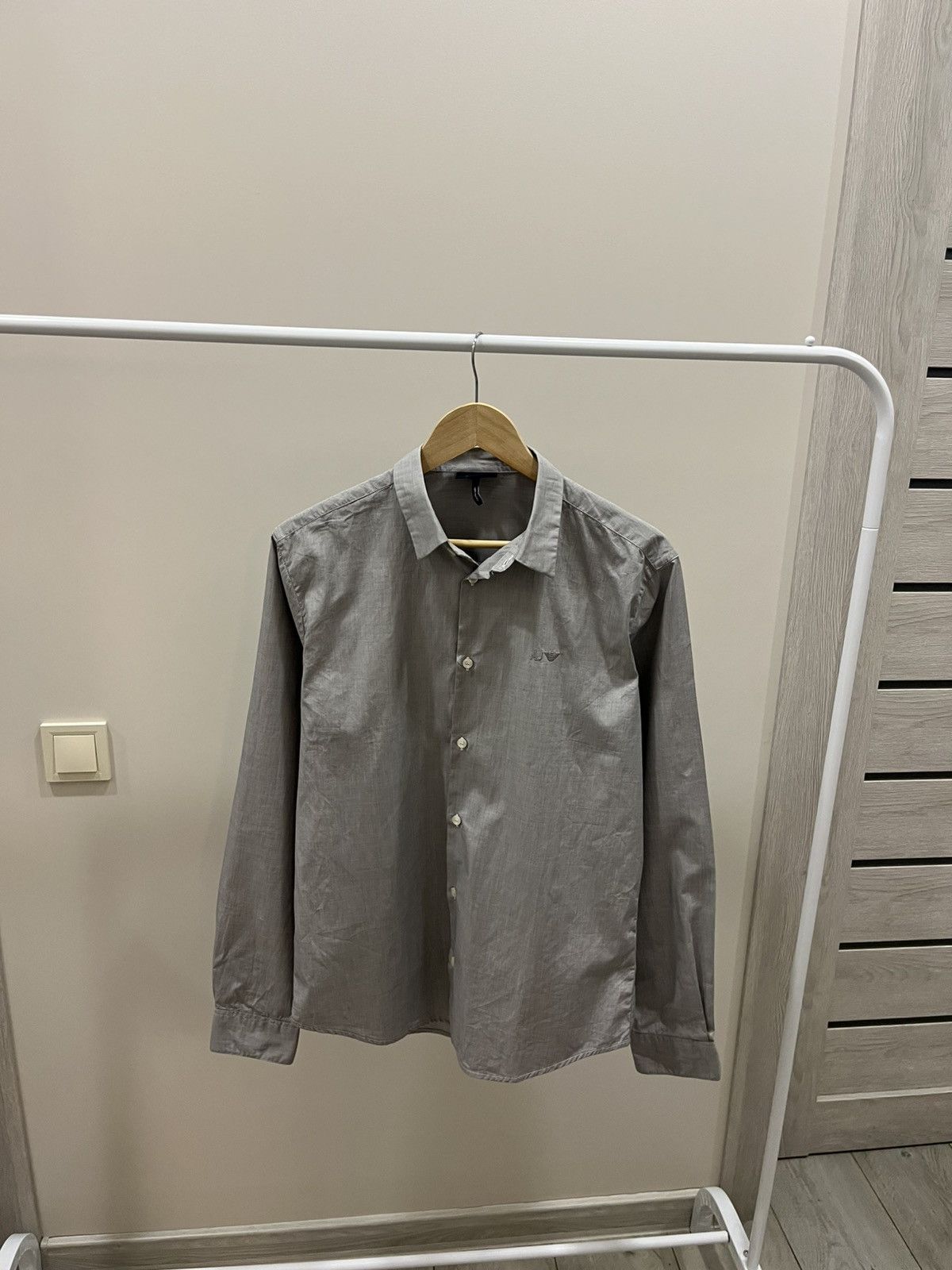 Armani Armani Jeans shirt button up L luxury Size US M / EU 48-50 / 2 - 1 Thumbnail