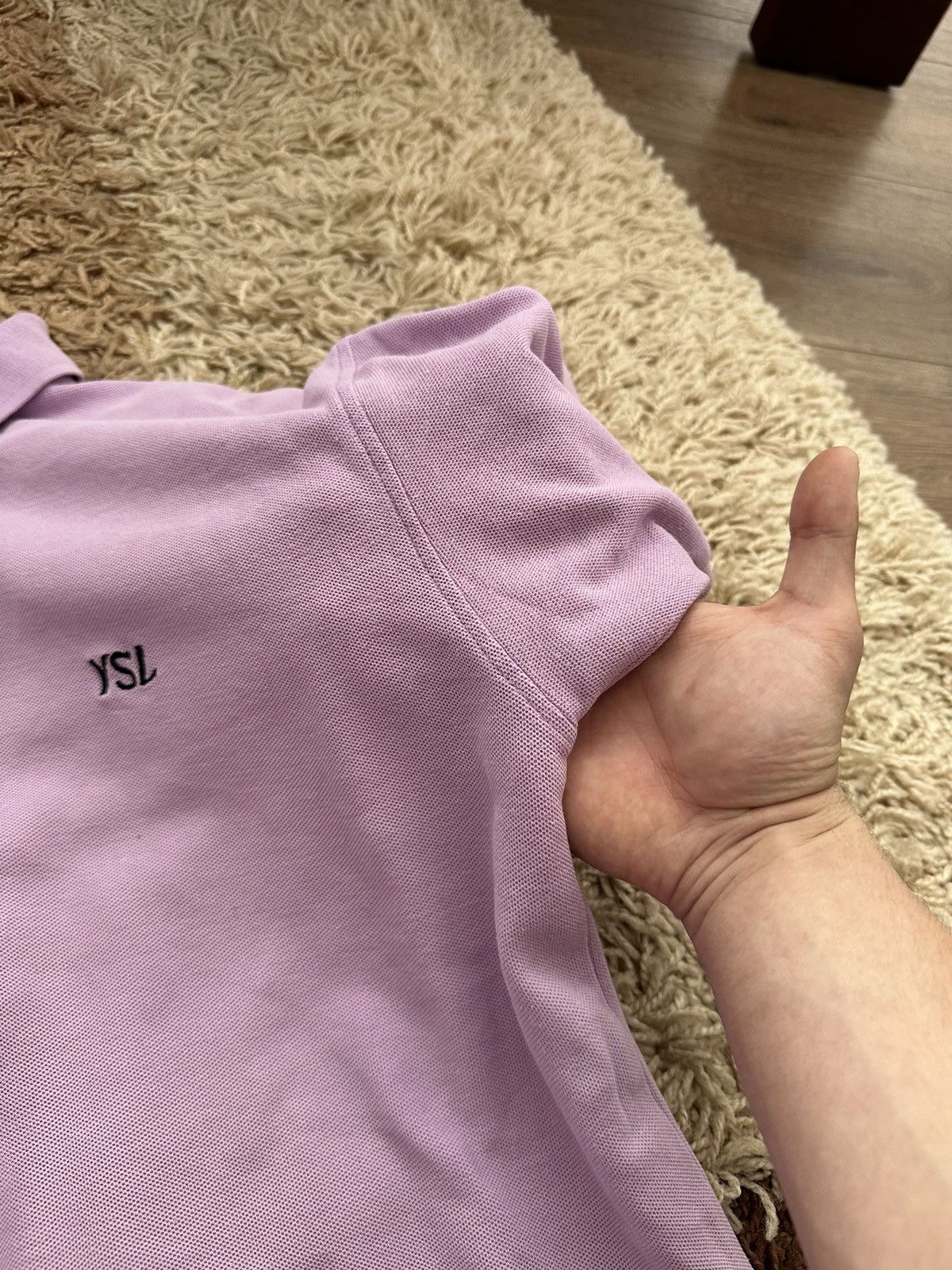 Designer × Vintage × Yves Saint Laurent 🔥VINTAGE YVES SAINT LAURENT YSL POLO T-SHIRT🔥 Size US L / EU 52-54 / 3 - 7 Thumbnail