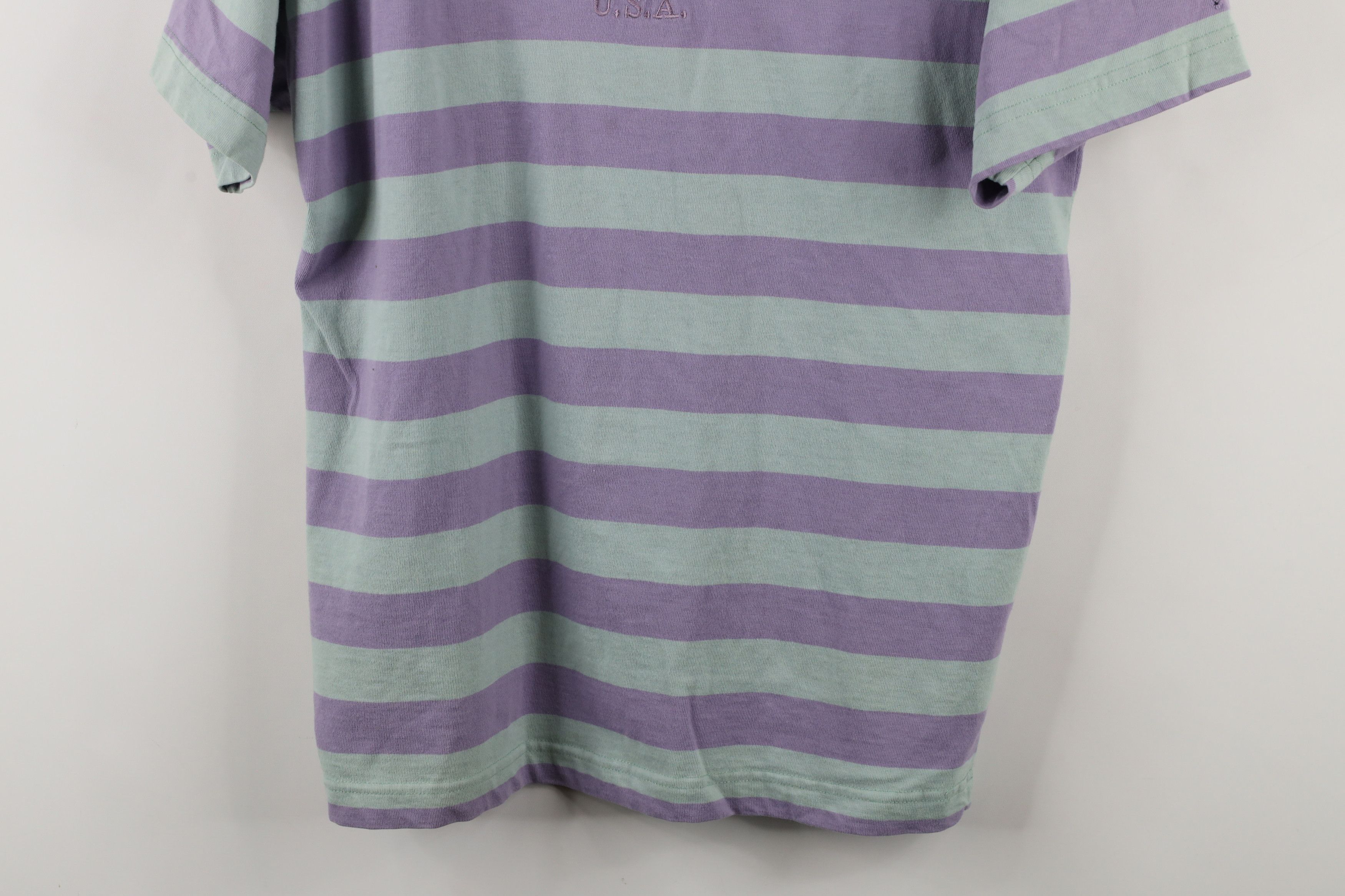 Guess × Vintage Vintage 90s Guess Jeans USA T-Shirt Pastel Purple Mint USA Size US M / EU 48-50 / 2 - 3 Thumbnail