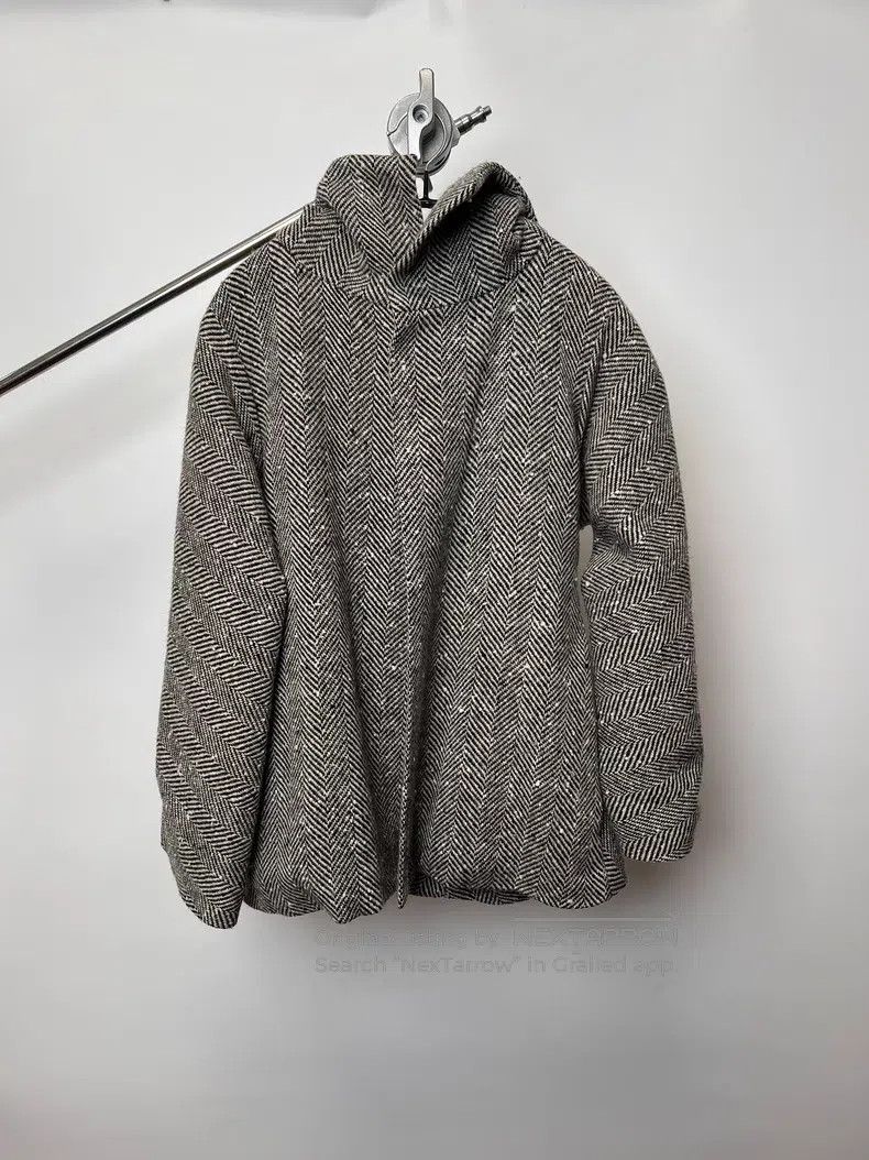 Yohji Yamamoto YOHJI YAMAMOTO Wool Stand Collar Multicolor Cloak Coat Size US XL / EU 56 / 4 - 1 Thumbnail