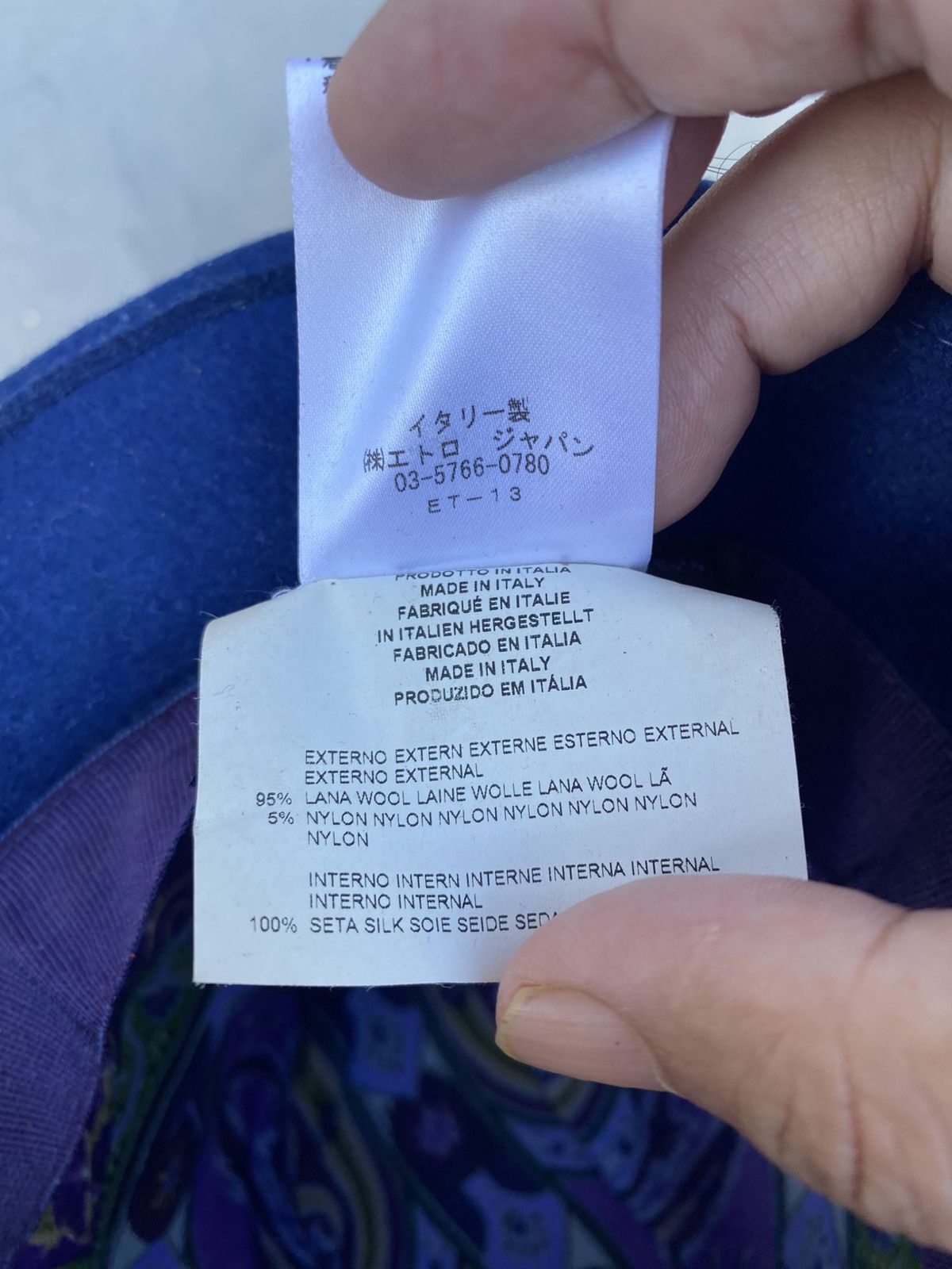 Etro ETRO ITALY WOOL HAT Size ONE SIZE - 7 Thumbnail