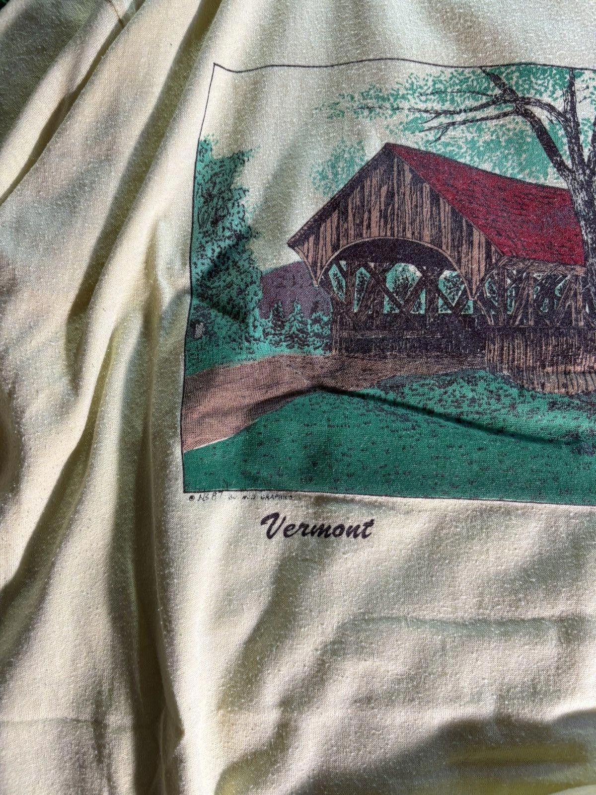 Jerzees Vintage 1987 Jerzees USA Vermont Tee Size US XL / EU 56 / 4 - 4 Thumbnail