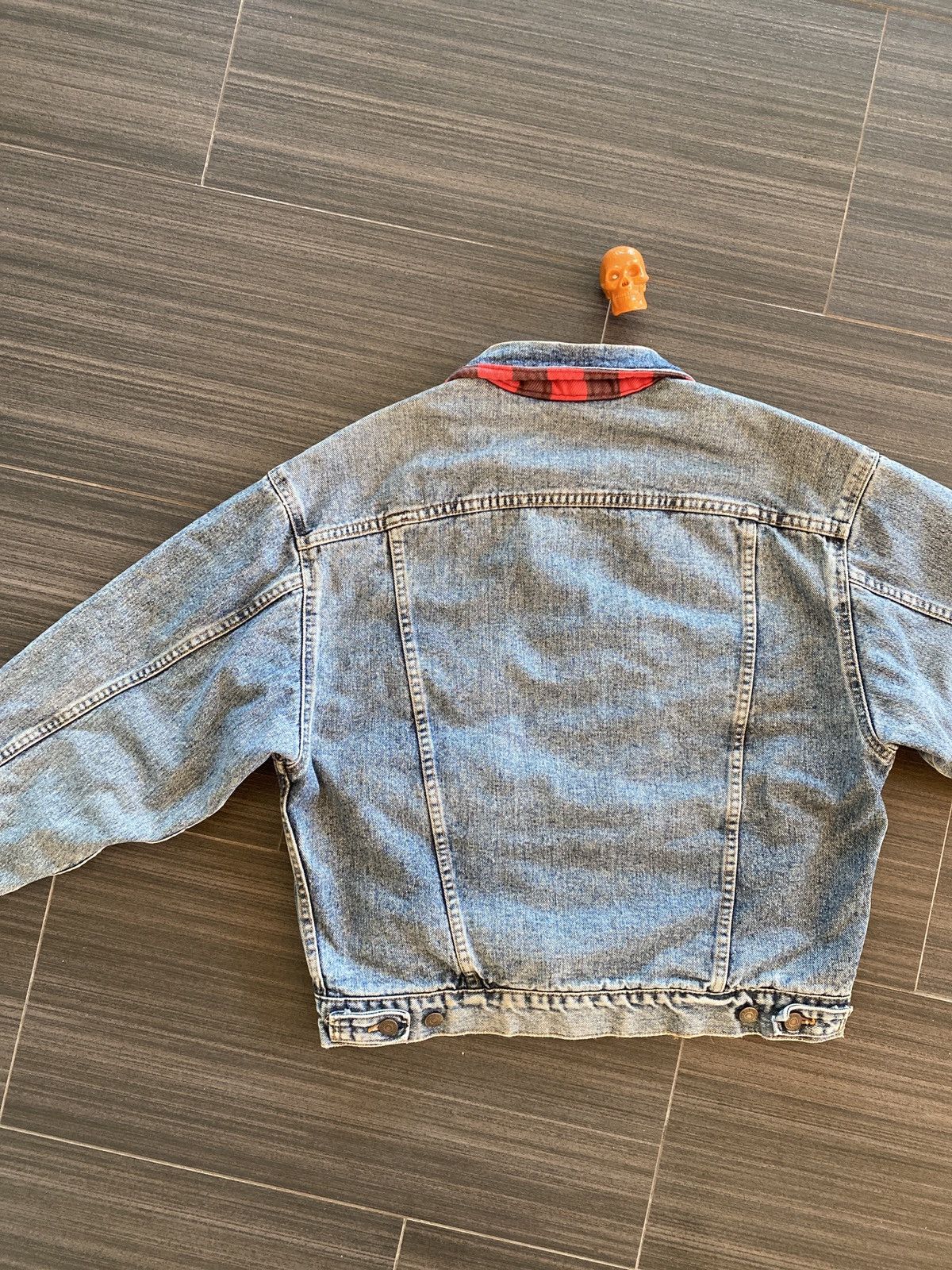Levi's 90s Levi's denim flannel lined jacket S Size US S / EU 44-46 / 1 - 6 Thumbnail