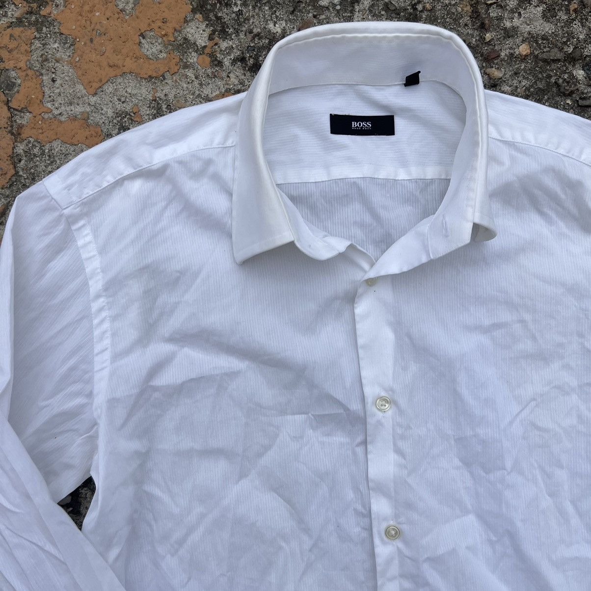 Designer × Hugo Boss Hugo Boss Shirt Slim Size 15 Size US L / EU 52-54 / 3 - 3 Thumbnail