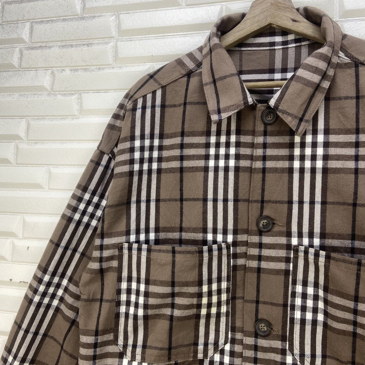 Japanese Brand Japanese Streetwear Nova Check Trucker Jacket Size US M / EU 48-50 / 2 - 4 Thumbnail