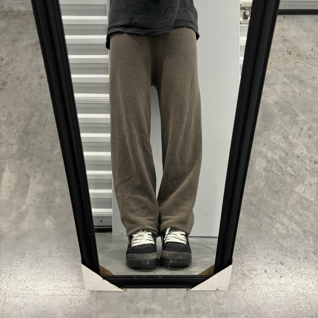 Japanese Brand × Vintage Crazy Vintage 90s Faded Brown Made In USA Essential Sweatpants! Size US 28 / EU 44 - 1 Thumbnail
