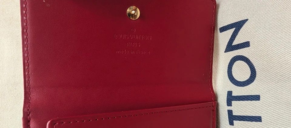 Louis Vuitton Louis Vuitton Wallet Monogram VERNIS Leather Pomme D'amour Size ONE SIZE - 4 Thumbnail
