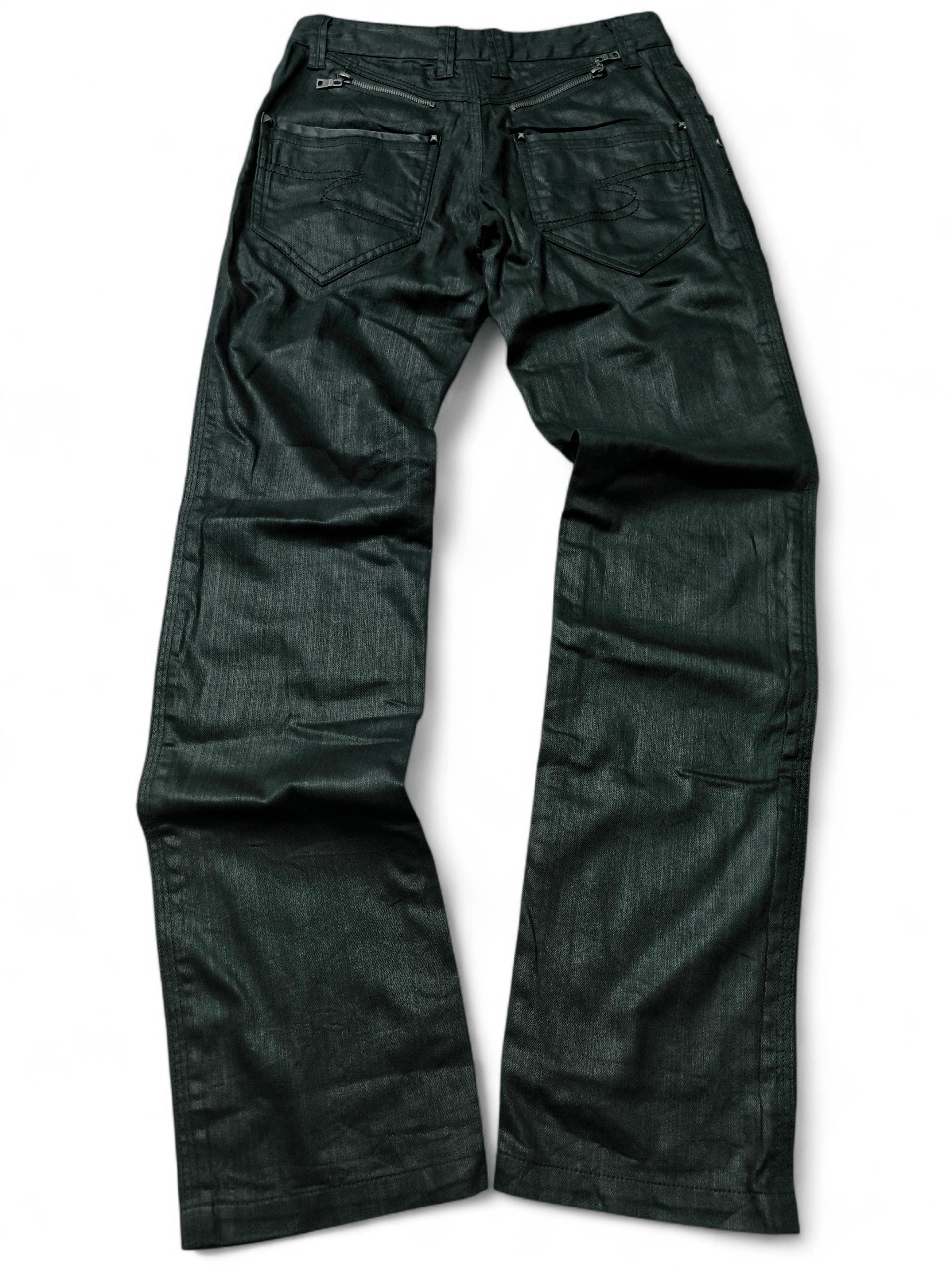 14th Addiction Semantic Design Black Coated Jeans Size US 30 / EU 46 - 1 Thumbnail