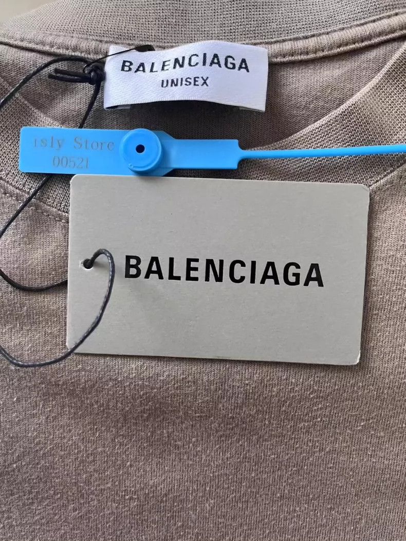 Balenciaga Balenciaga Solid monogrammed Logo printed knit crewneck T- Size US S / EU 44-46 / 1 - 4 Thumbnail