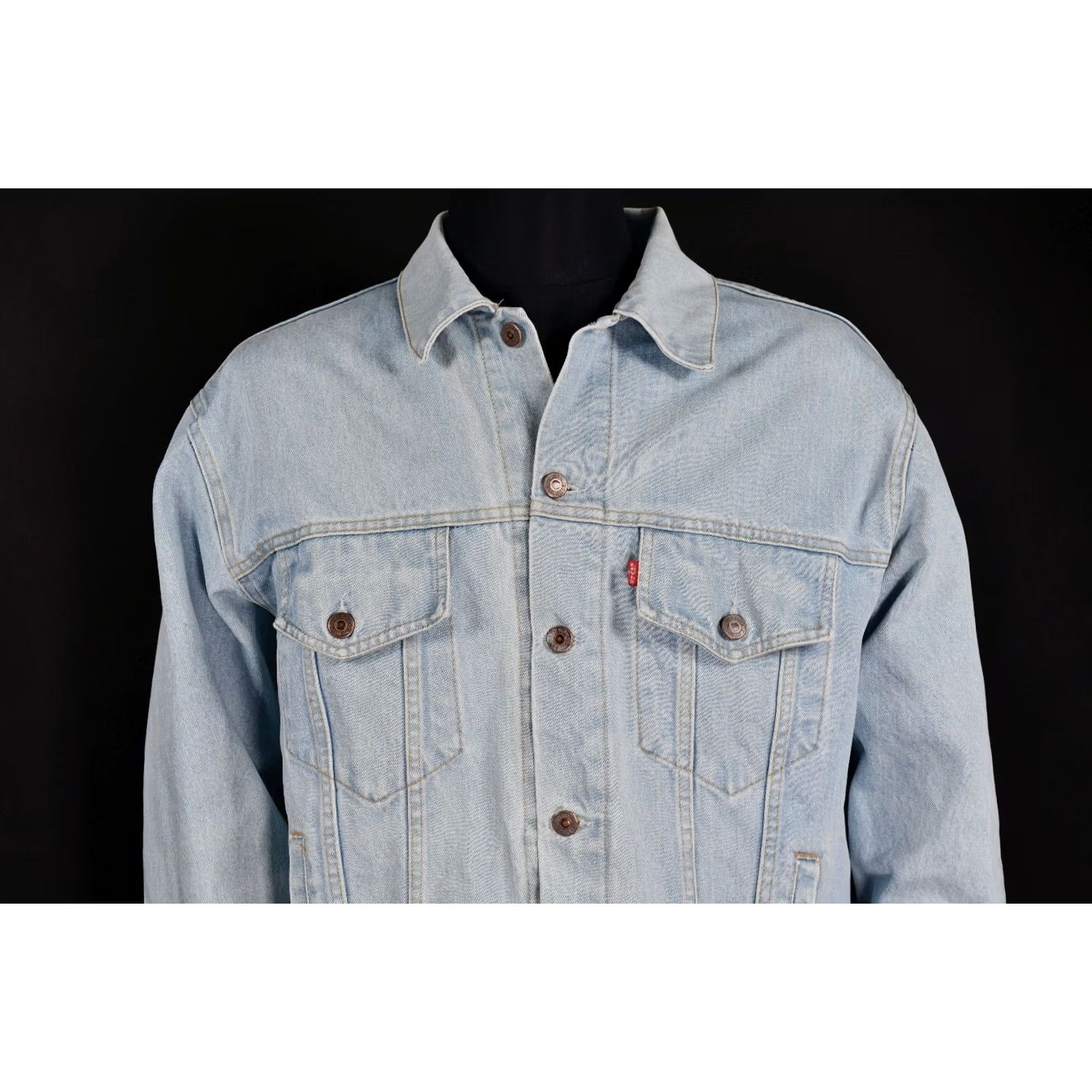 Levi's Levi's Trucker Jacket 70491 02 2XL Men Blue Denim Cotton Size 2XL Jacket Vintage not Vintage Size US XXL / EU 58 / 5 - 4 Thumbnail