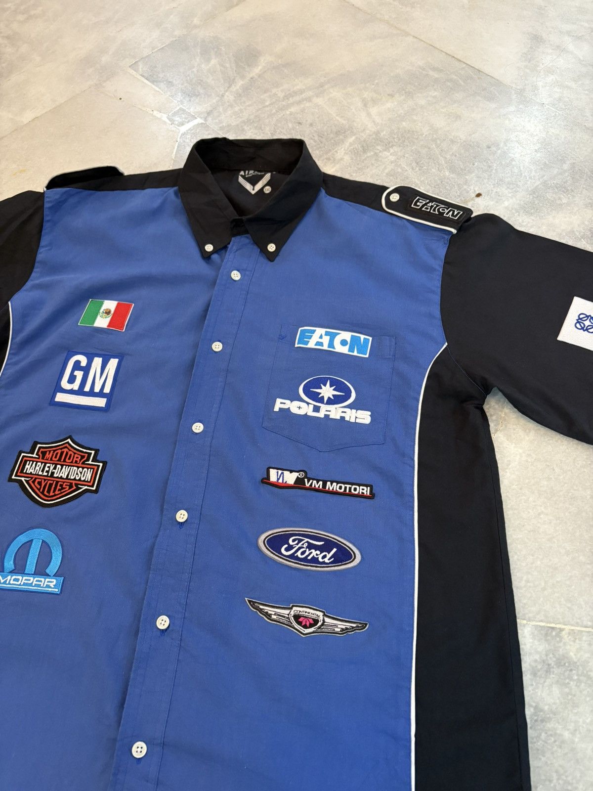 Harley Davidson Racing Brand Company Patch Shirt Size US XL / EU 56 / 4 - 11 Thumbnail