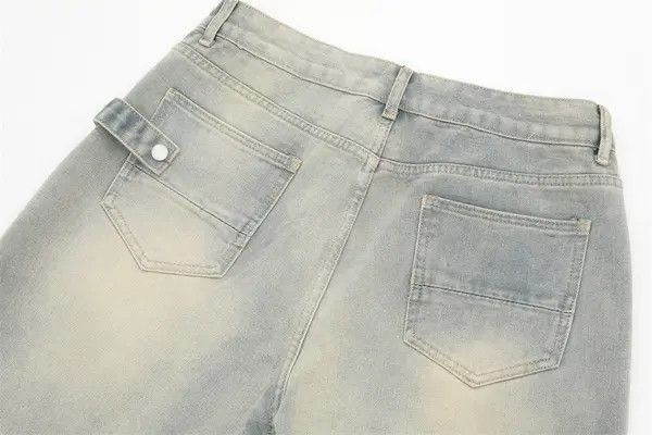 Jean Men's street style punk distressed washed jeans Size US 32 / EU 48 - 5 Thumbnail