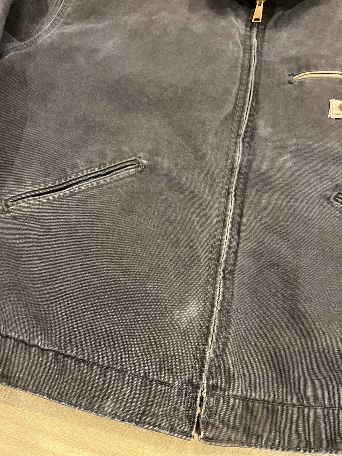 Carhartt Vintage J97 PTL Faded Grey Carhartt Detroit Jacket Size L Size US XXL / EU 58 / 5 - 2 Thumbnail