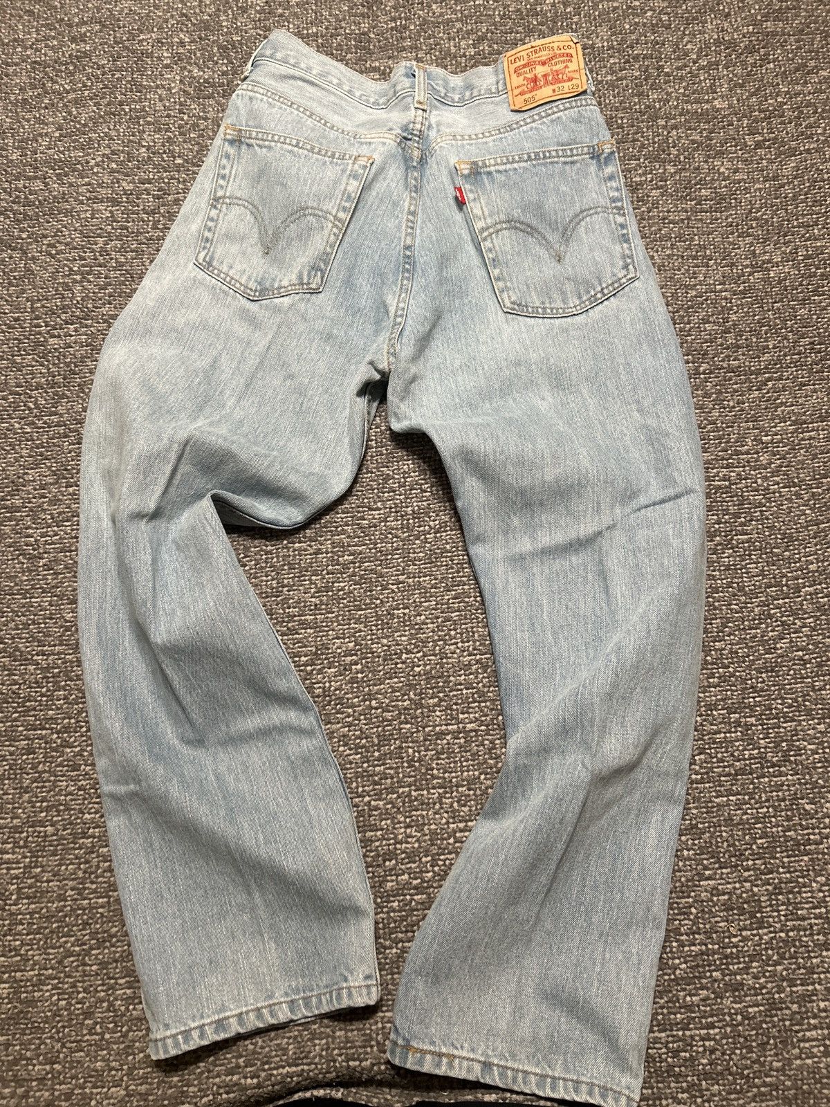 Levi's × Levi's Vintage Clothing × Vintage Faded 505 Vintage Levi Denim Size US 32 / EU 48 - 4 Thumbnail