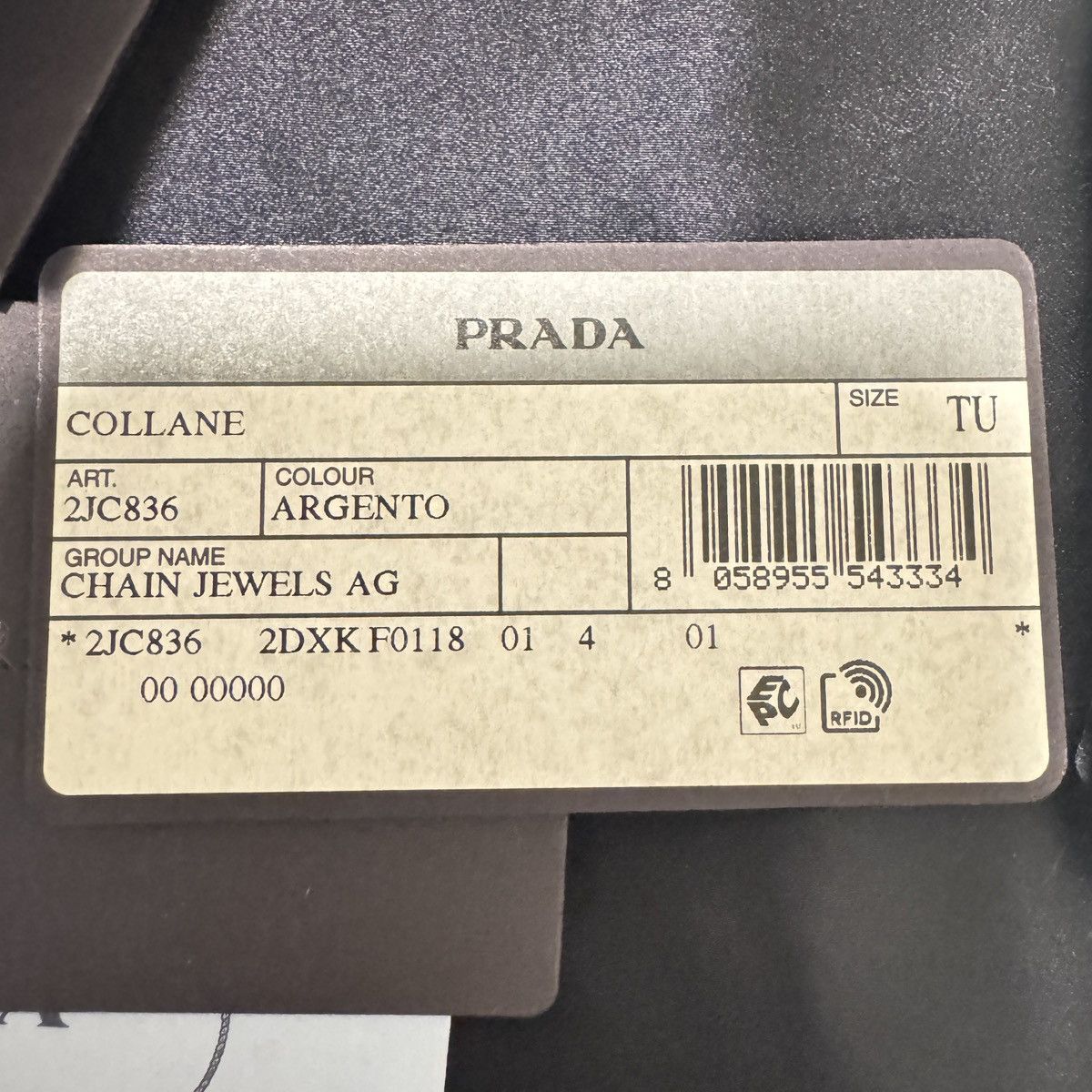 Prada Prada Men Necklace Size ONE SIZE - 4 Thumbnail
