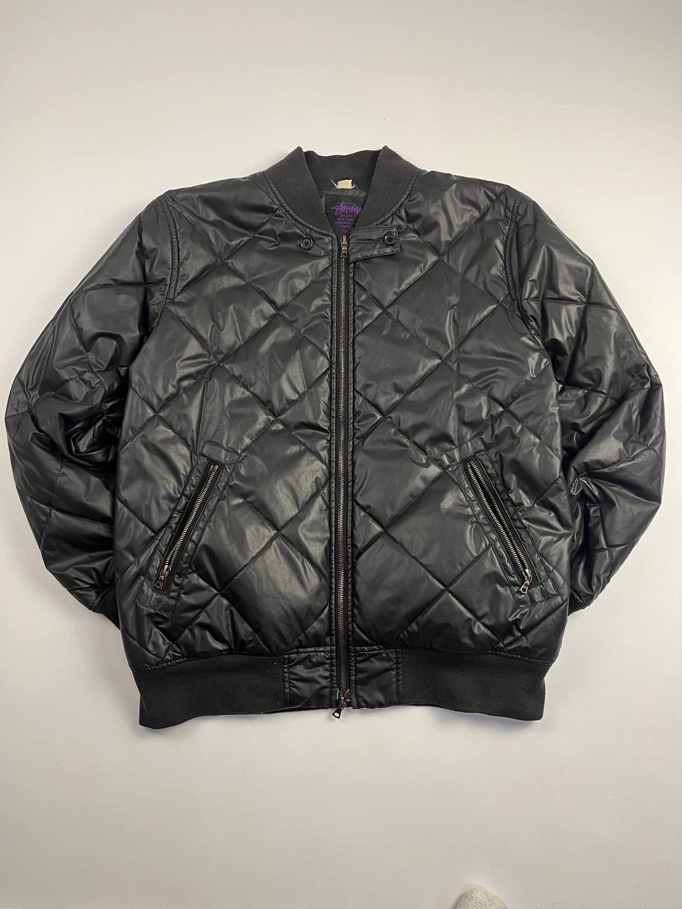 Stussy Stussy Burly Gear 90s Leather Jacket | Grailed