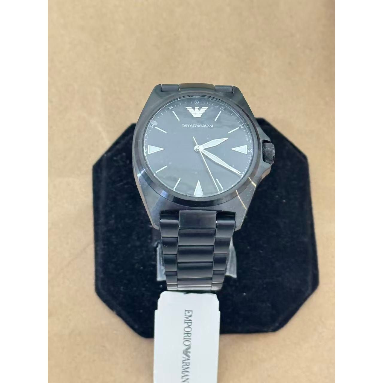 Emporio Armani Emporio Armani Watch Nicola AR11257 Men's Black Size ONE SIZE - 4 Thumbnail