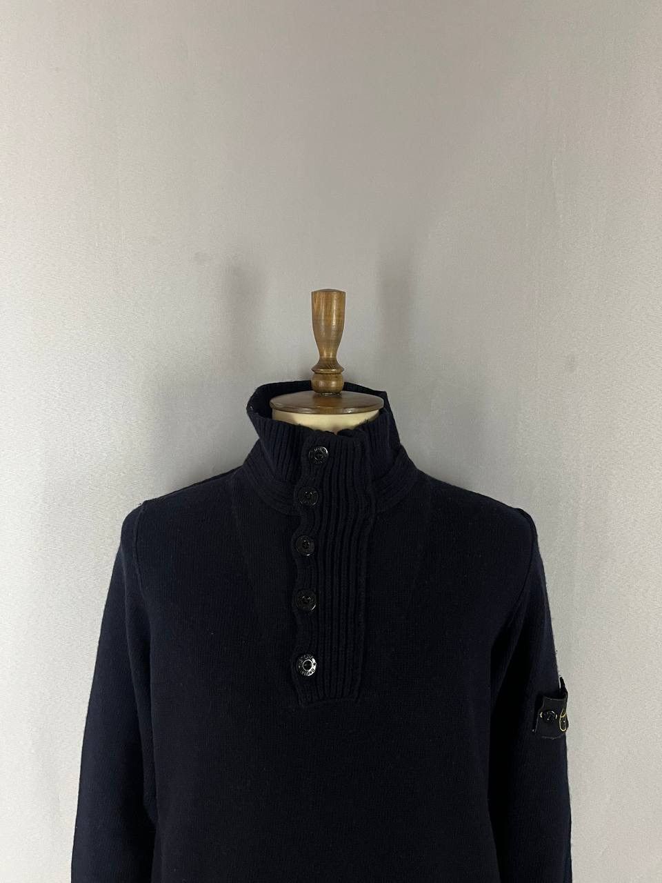 Stone Island Stone Island Navy Sweater Size US XL / EU 56 / 4 - 10 Thumbnail