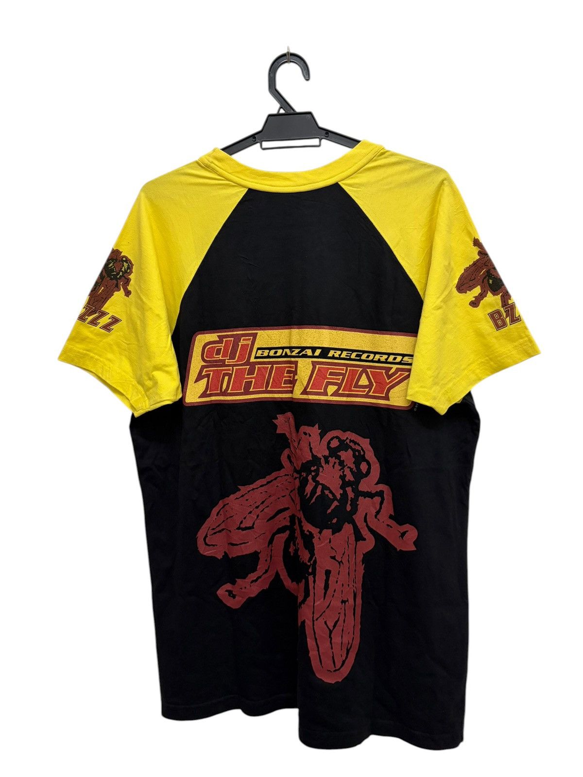 Band Tees 90s 1996 DJ FLY BONZAI LIGHTNING RECORDS HOUSE TRANCE TECHNO Size US XL / EU 56 / 4 - 2 Thumbnail