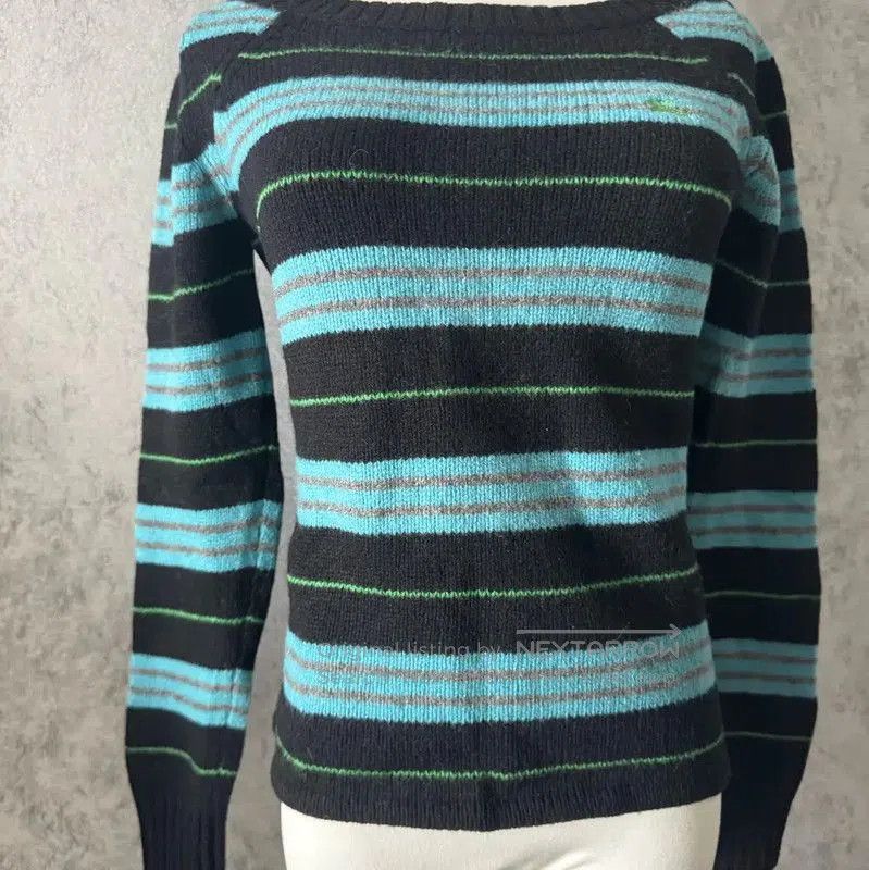 Burberry Burberry Color Block Wool Striped Sweater. Size M / US 6-8 / IT 42-44 - 6 Thumbnail