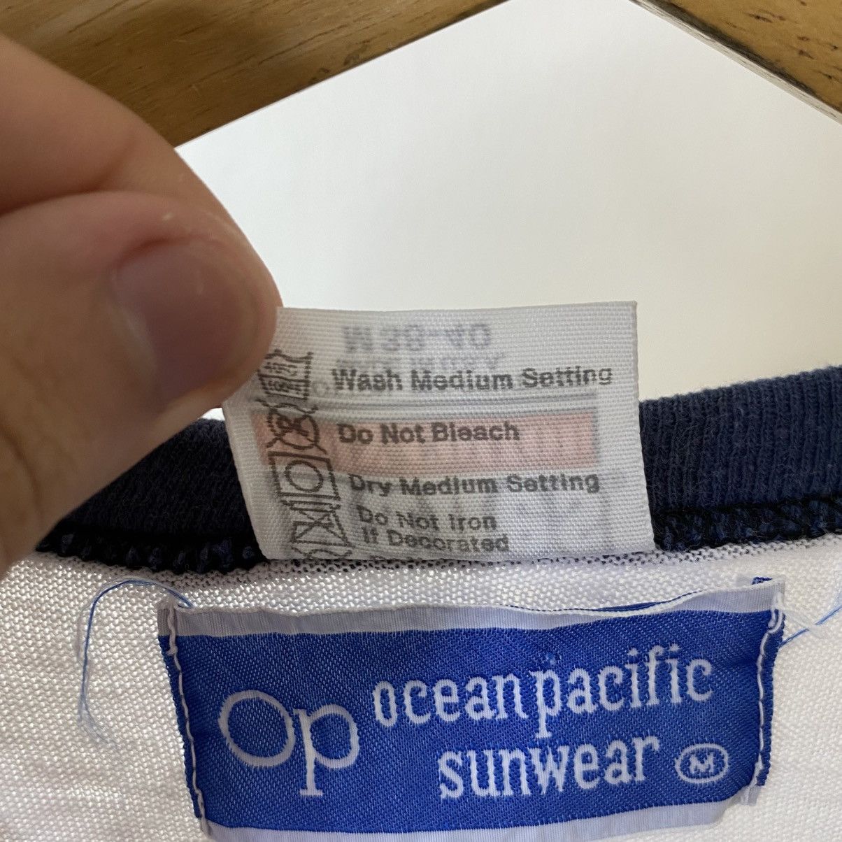Ocean Pacific Vintage 1970s Ocean Pacific Surf Ringer T Shirt Size US S / EU 44-46 / 1 - 4 Thumbnail