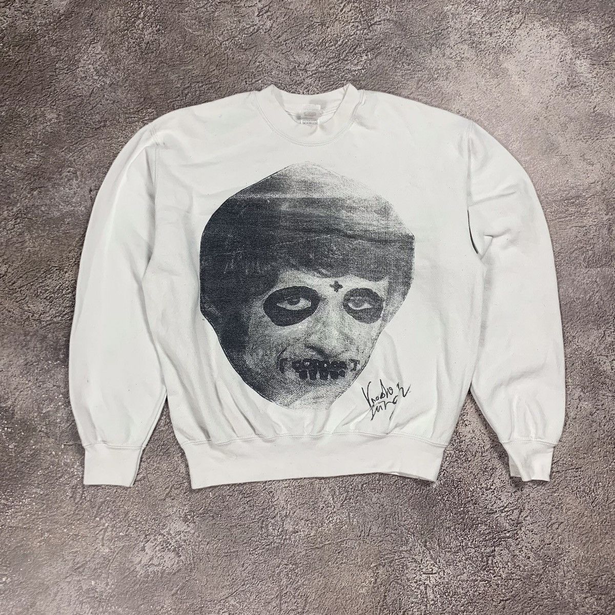 Band Tees VINTAGE Y2K SCREAMER FACE HORROR SKELETON BLOOD PSYCHO 90s Size US M / EU 48-50 / 2 - 1 Thumbnail