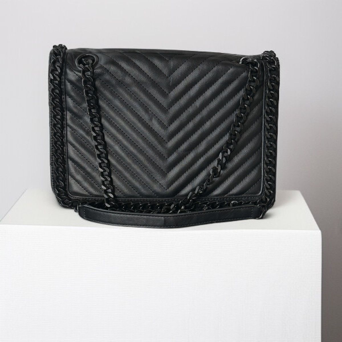 Aldo Aldo Greenwald black quilted chain detail crossbody bag Size ONE SIZE - 5 Thumbnail