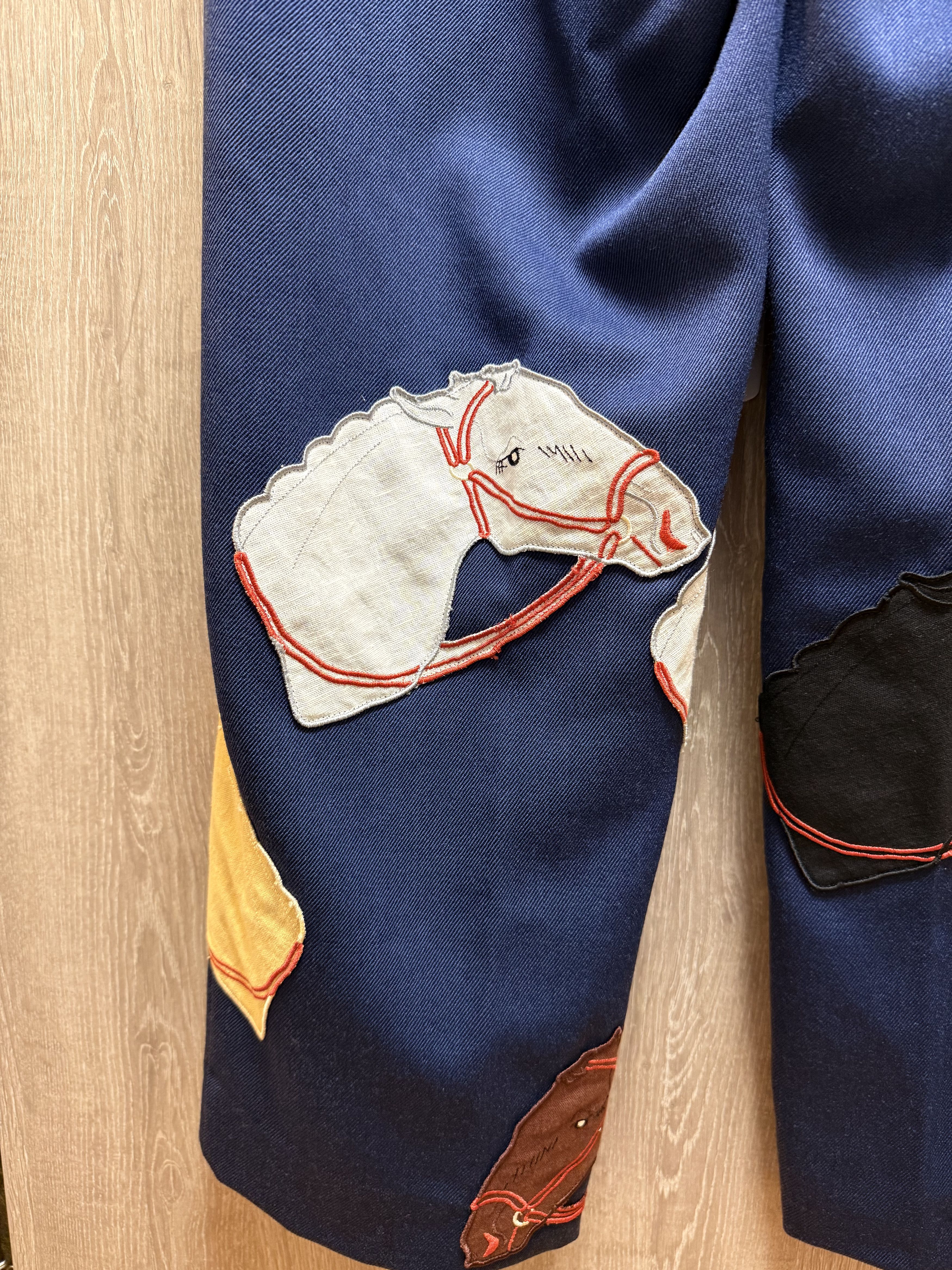 Bode Bode Pony Applique Trouser Navy Size US 30 / EU 46 - 5 Thumbnail