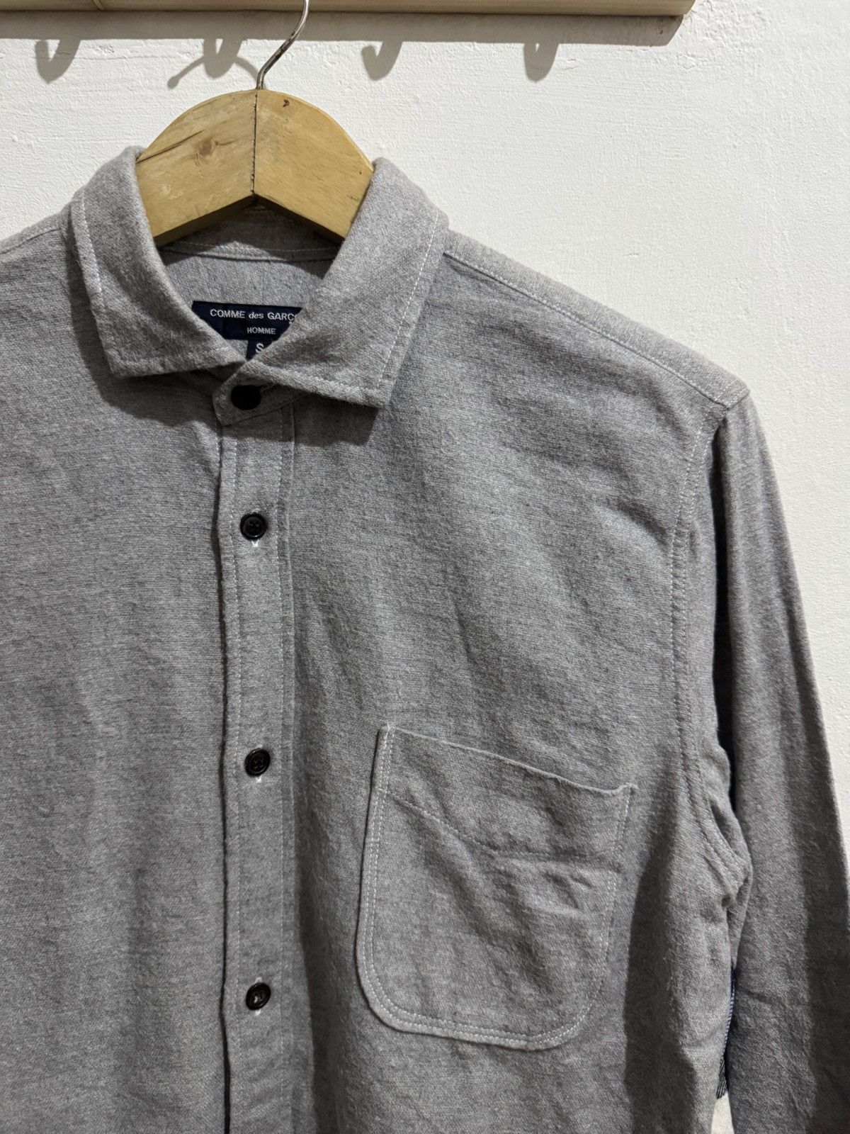 Comme des Garcons CdGH AD2013 "HL-B309" Hybrid Plaid Flannel Button Up Shirt Size US S / EU 44-46 / 1 - 3 Thumbnail