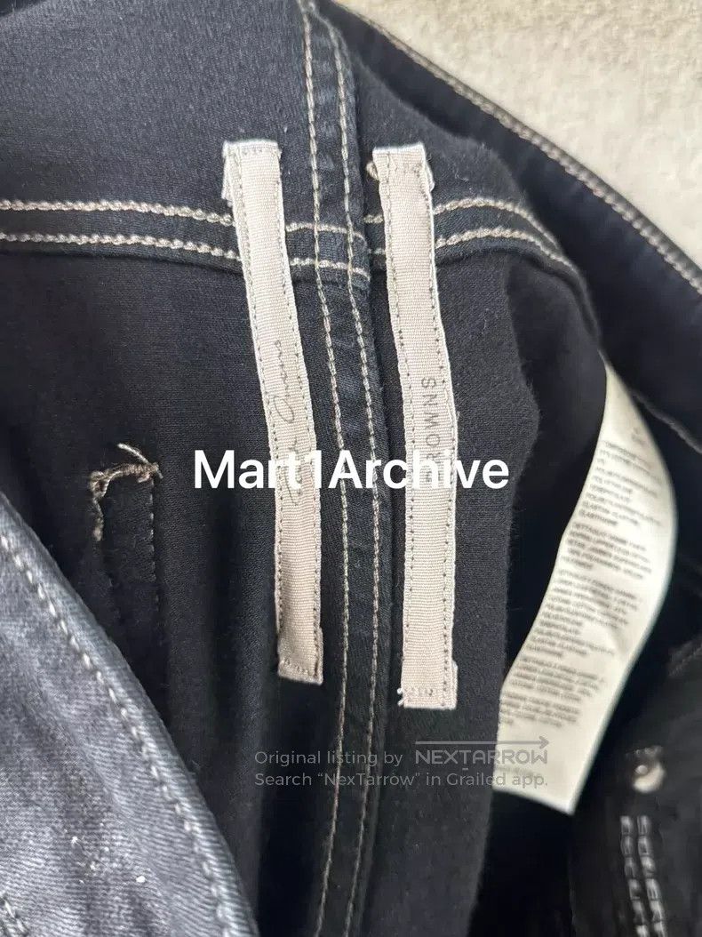 Rick Owens RICK OWENS Flare pants Size 31" - 8 Thumbnail