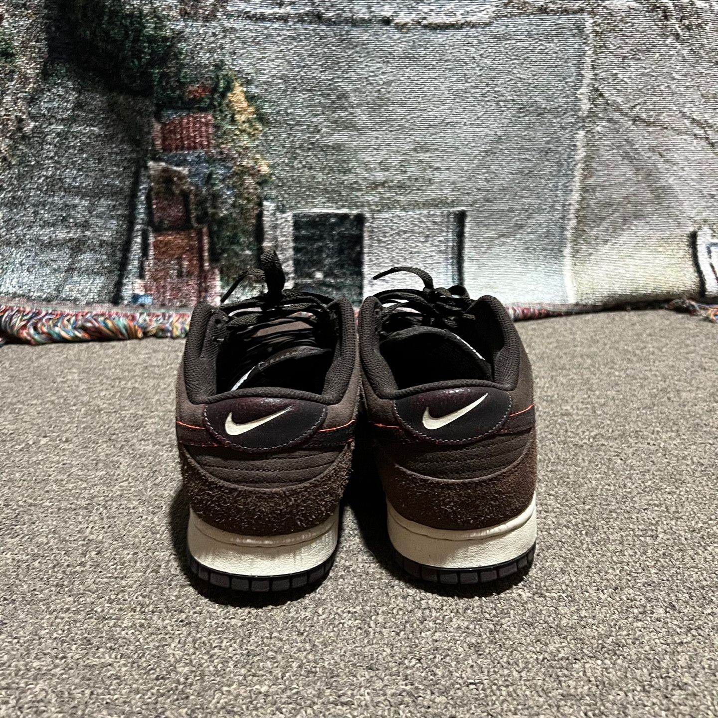 Nike Nike Dunk Low Premium Baroque Brown and Team Orange 295 Size US 11.5 / EU 44-45 - 3 Thumbnail