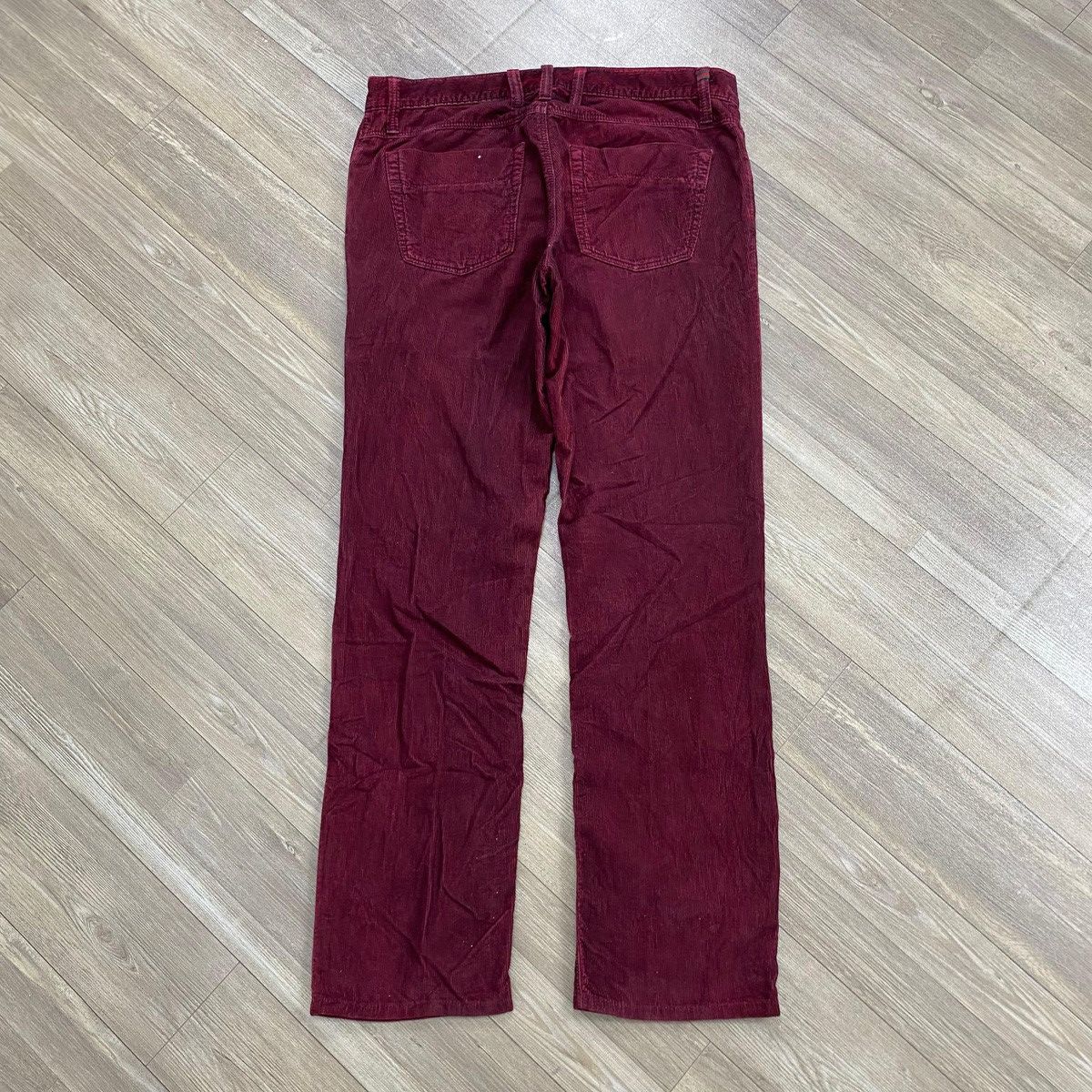 Gucci Vintage Gucci by Tom Ford Red Burgundy Corduroy Pants Luxury Size US 30 / EU 46 - 15 Thumbnail