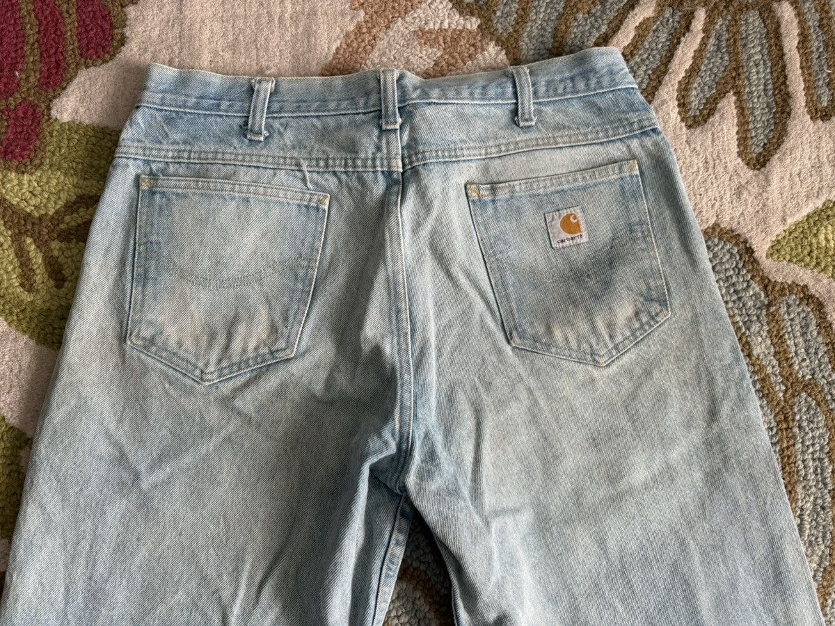 Carhartt light blue carhartt jeans size 34x31 Size US 34 / EU 50 - 2 Thumbnail