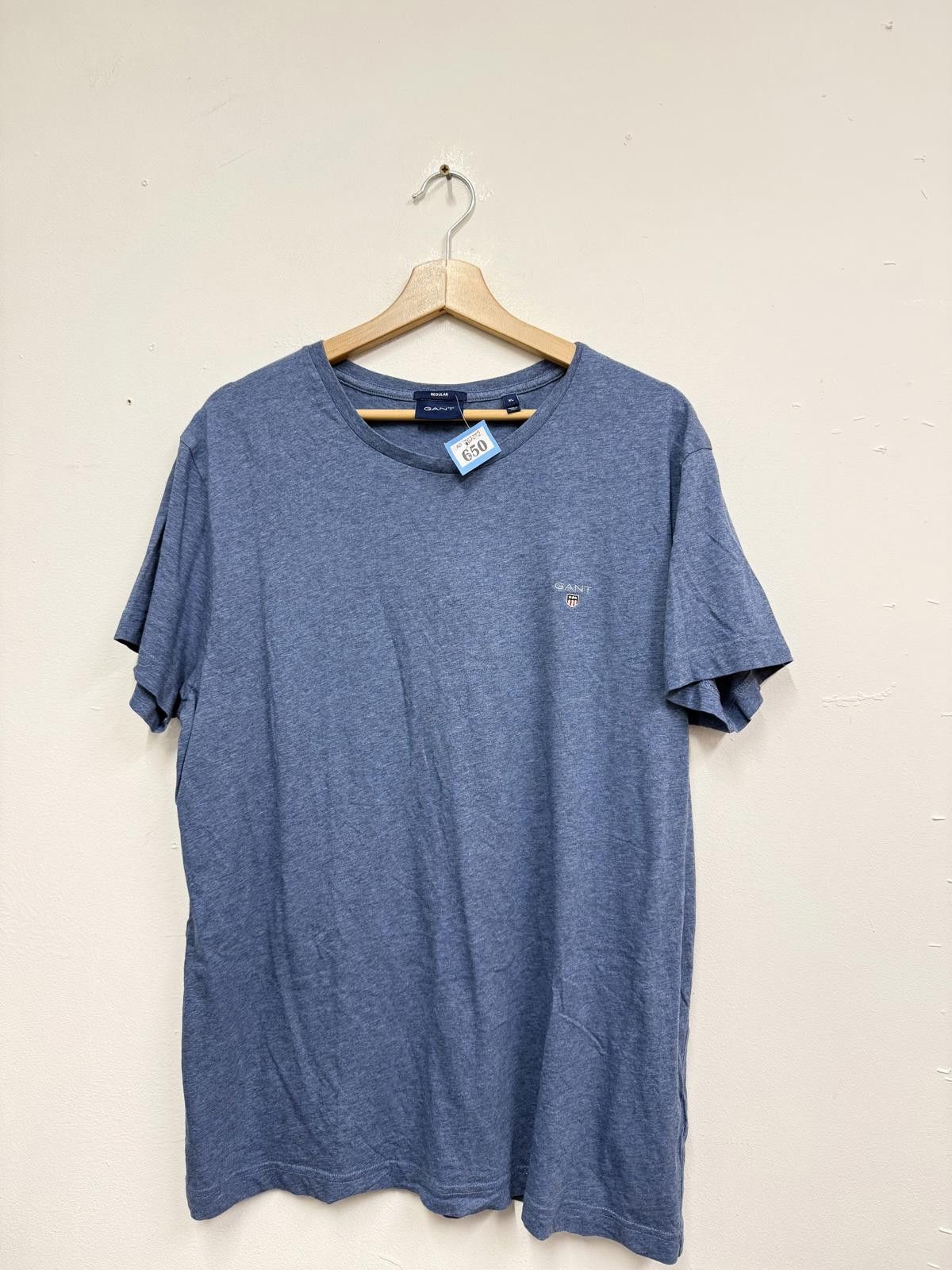 Gant GANT Regular Fit Blue T-Shirt XL Size US XL / EU 56 / 4 - 1 Thumbnail