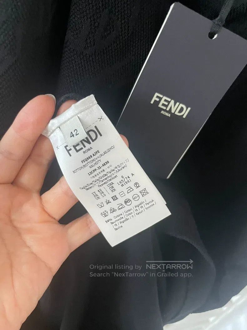 Fendi Fendi Knit Logo Elastic Maxi Skirt Size 27" / US 4 / IT 40 - 4 Thumbnail