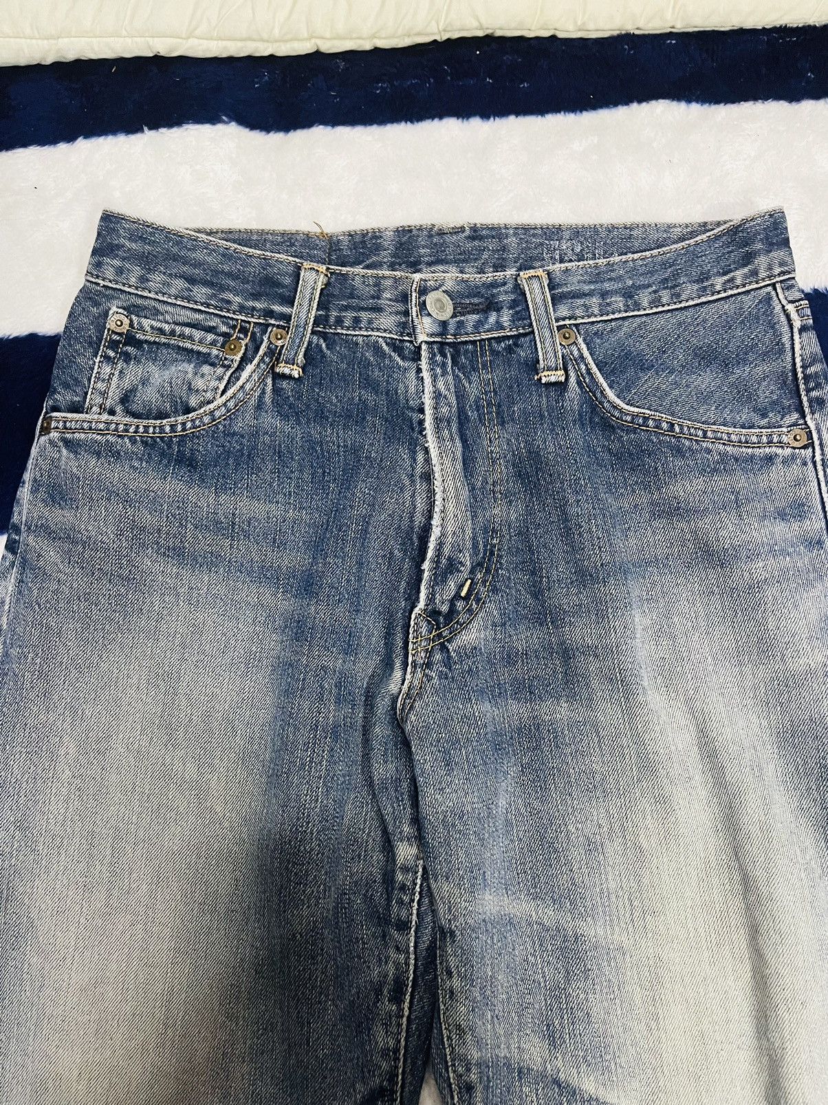 Edwin × Japanese Brand Distressed Edwin Jeans (11) Size US 30 / EU 46 - 13 Thumbnail