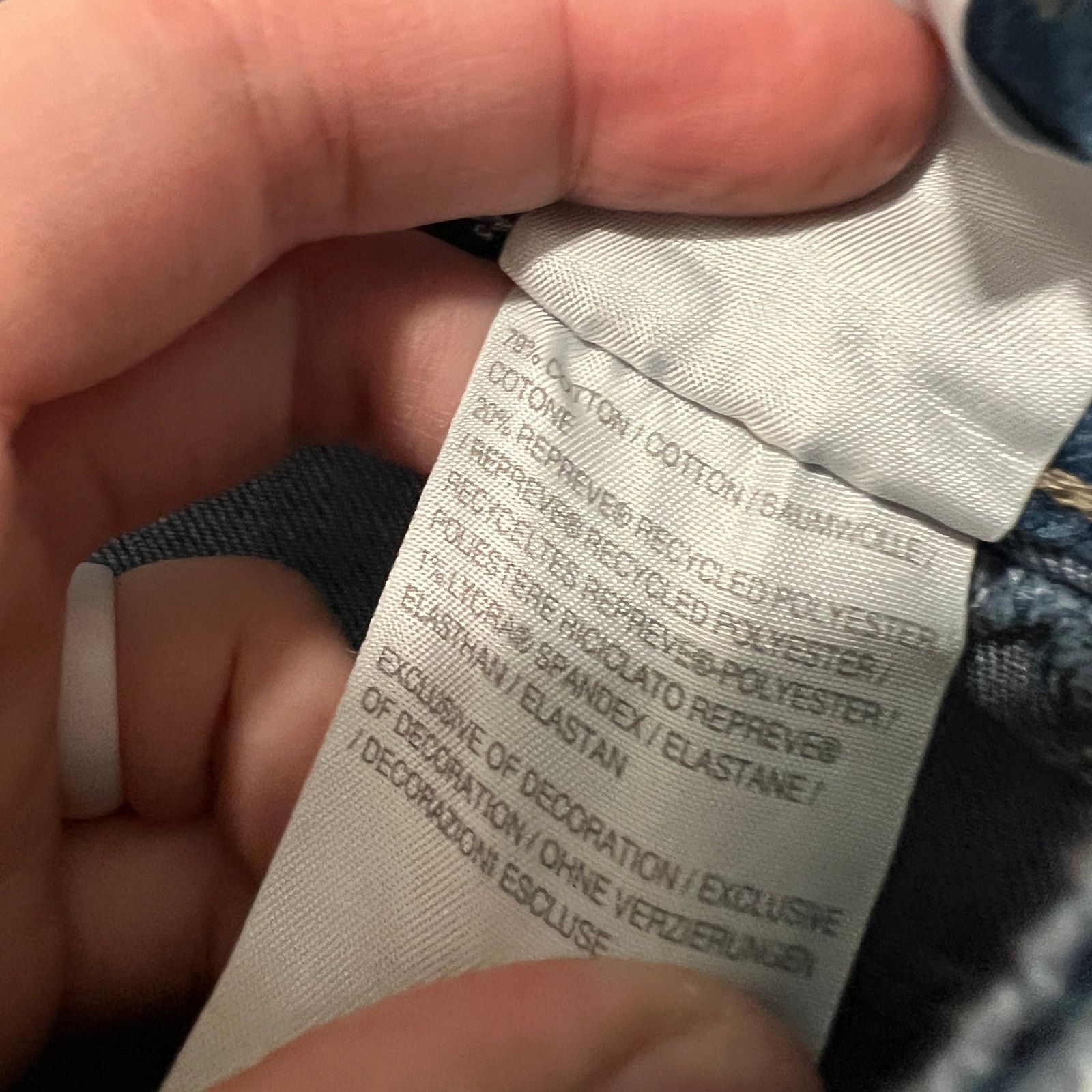 Other Susan Graver Regular Straight Ankle Jean with Frayed Hem Me Size 28" / US 6 / IT 42 - 10 Thumbnail