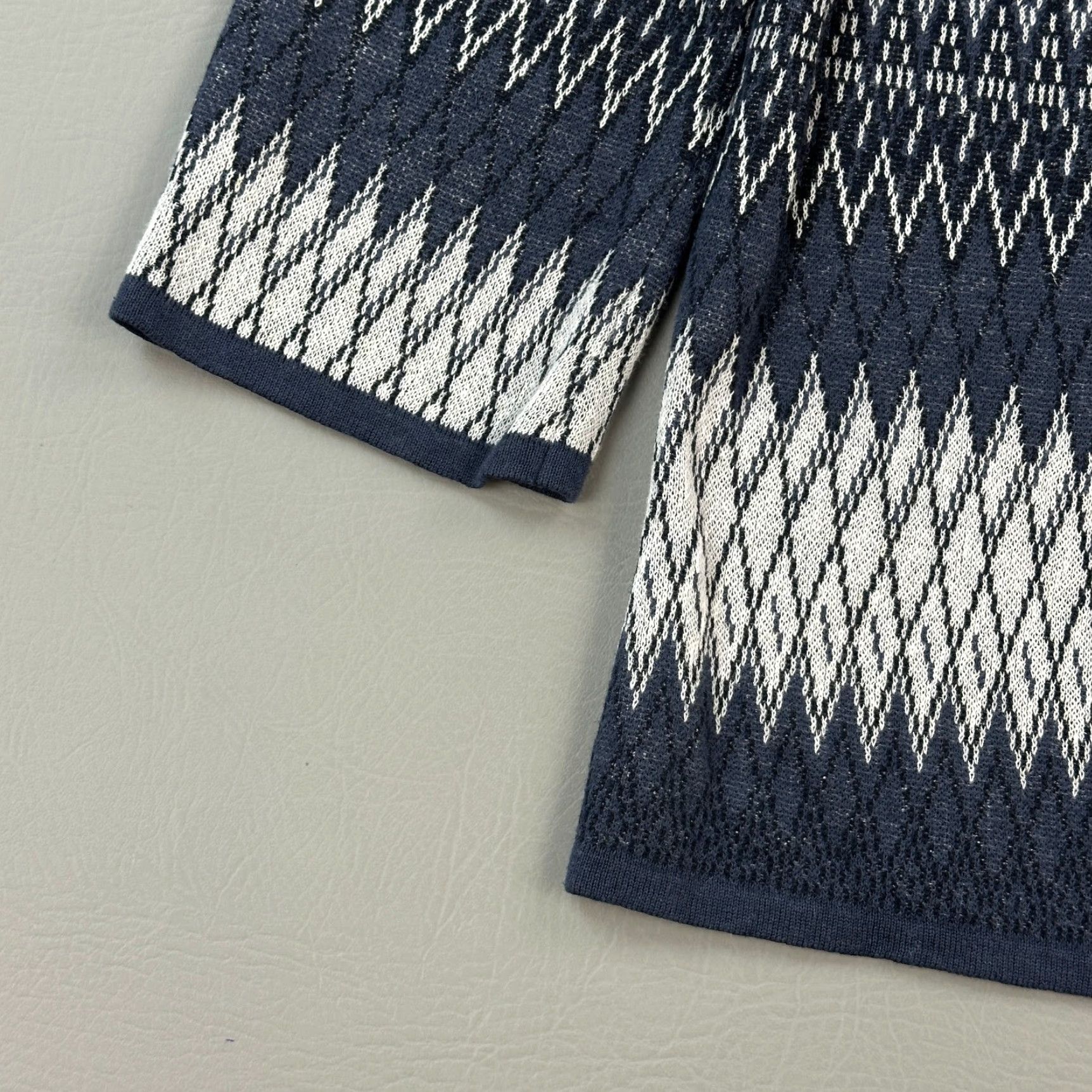 Pendleton Pendleton Sweater Women's Small Blue White Linen Blend Button Front Cardigan Size S / US 4 / IT 40 - 3 Thumbnail