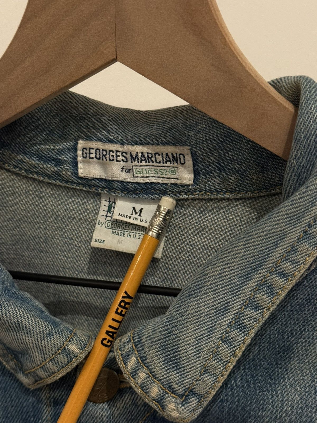 Guess Guess By Georges Marciano Vintage Denim Jacket Size US M / EU 48-50 / 2 - 5 Thumbnail