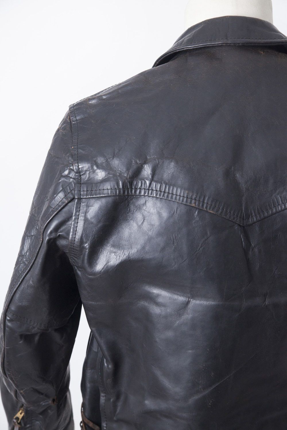 Aero Leathers C.H.I.P.S Police leather horsehide jacket xx Size US M / EU 48-50 / 2 - 6 Thumbnail